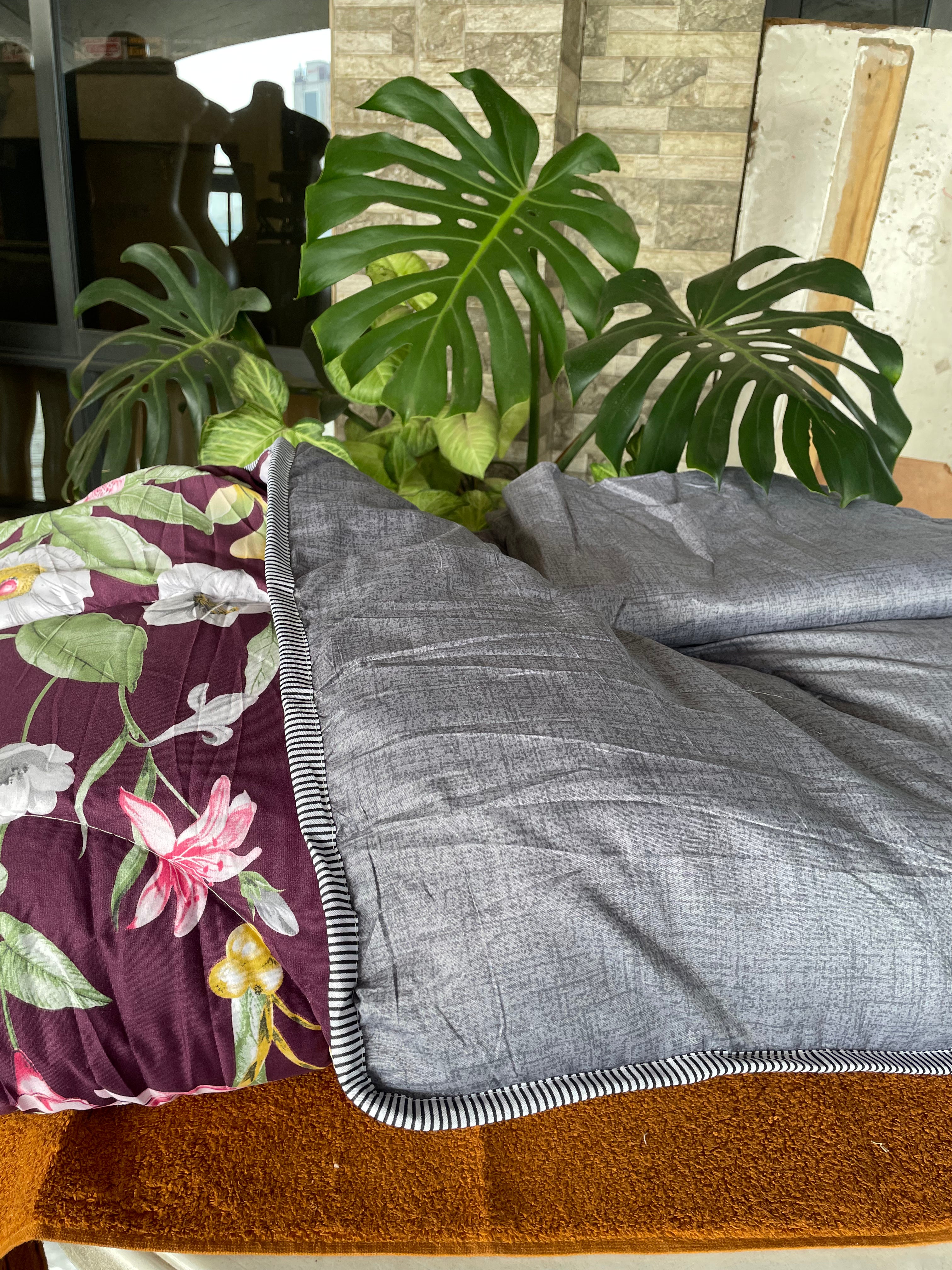 Premium Double Sided Duvet Cover Set - Reversible Soft Bedding with Hidden Buttons - Perfect for Master Bedroom, Guest Room & Dorm Decor