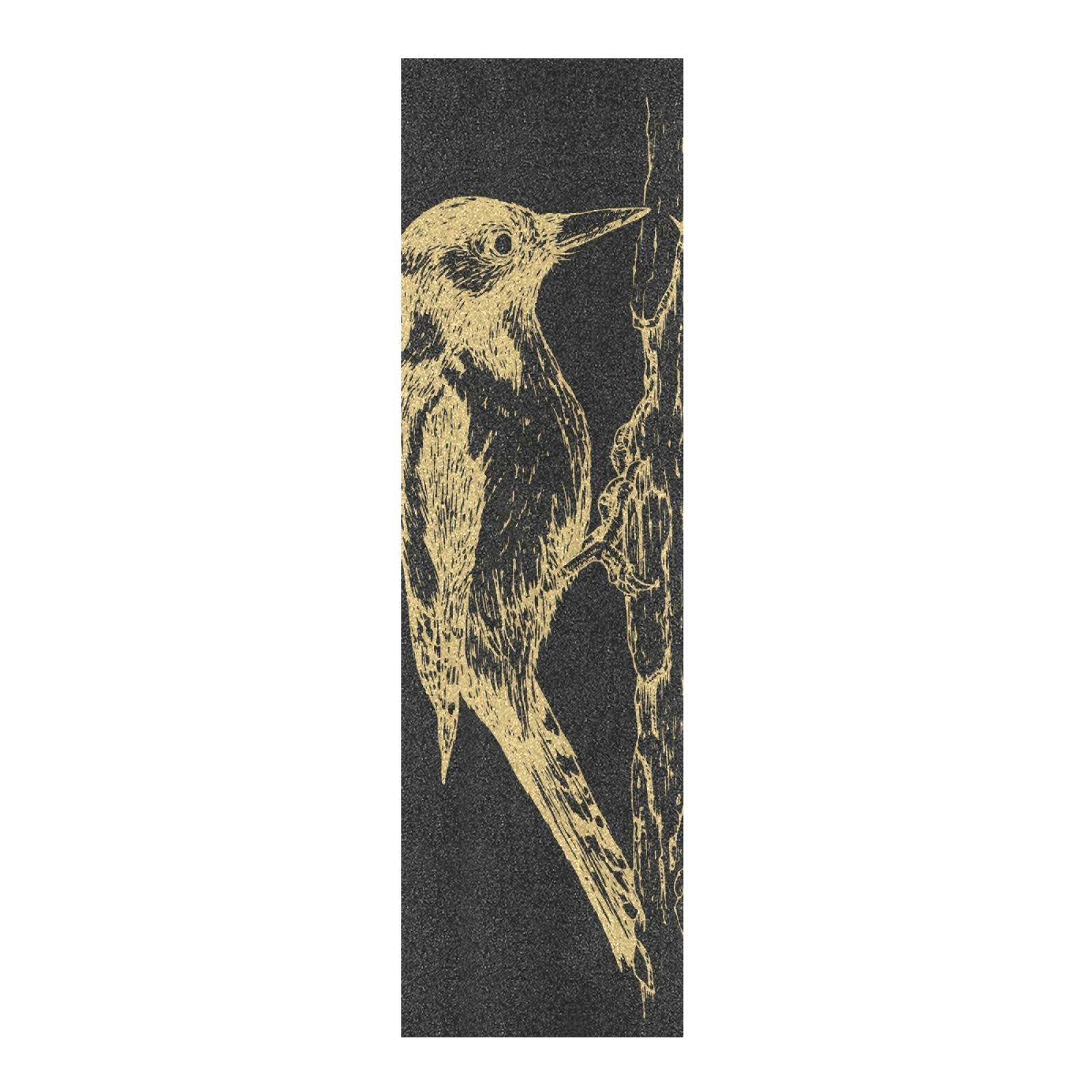 Premium Woodpecker Skateboard Grip Tape - 33.1x9.1 Inch Non-Slip Longboard Griptape | Waterproof Sandpaper Deck Sticker for Enhanced Board Control | Perfect for Street Skating, Cruising & Downhill Riding