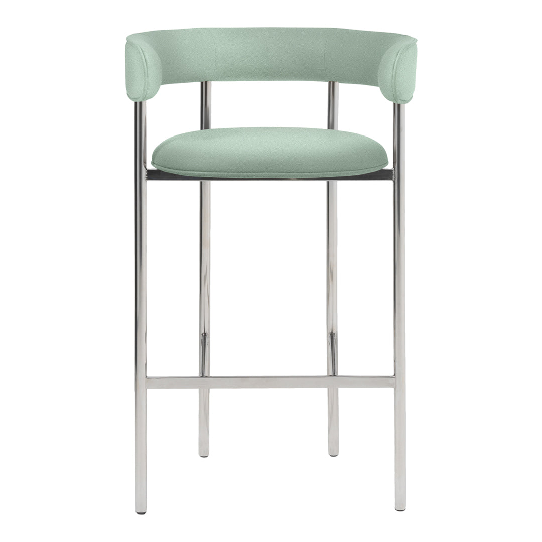 Modern Font Bar Stool with Arms - Adjustable Height Counter Stool for Kitchen Island, Breakfast Bar & Home Decor - Comfortable & Stylish Seating Solution