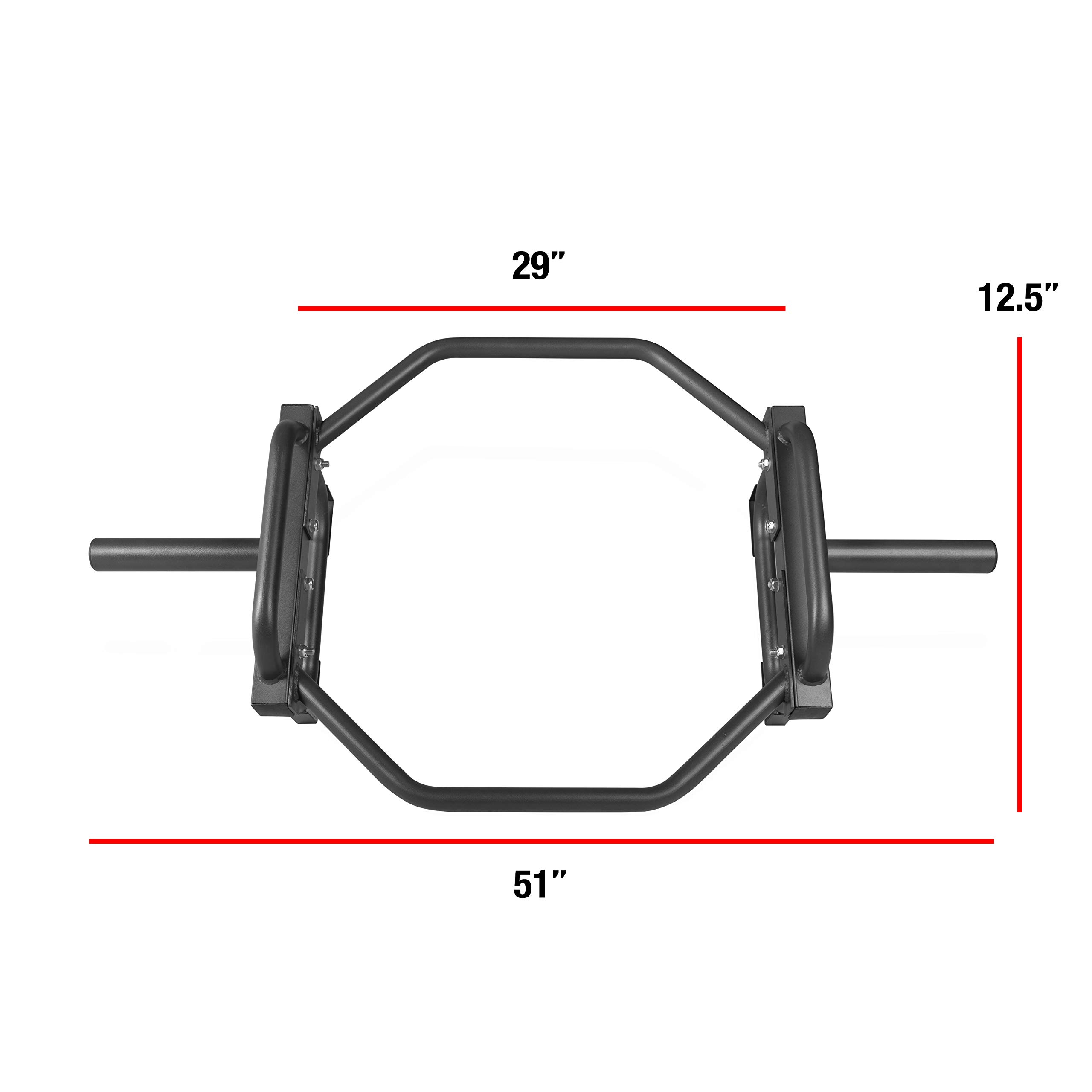 CAP Barbell Olympic Trap Bar & Shrug Bar - Heavy Duty Deadlift Bar for Weight Lifting, Strength Training - Perfect for Home Gym, CrossFit & Powerlifting Workouts