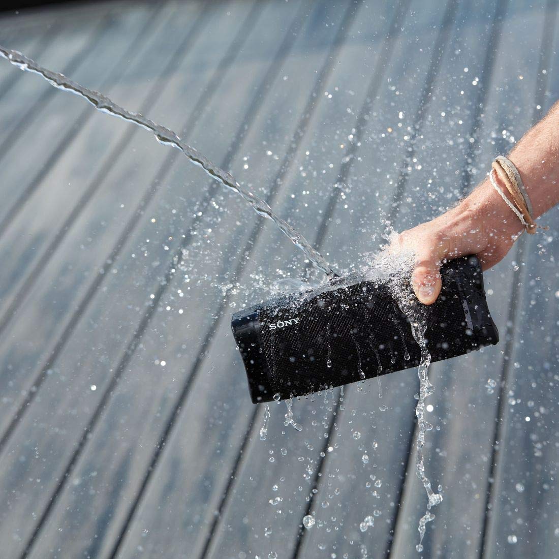 Sony SRS-XB33 Wireless Bluetooth Speaker - Portable, Waterproof, Extra Bass, 24H Battery - Perfect for Outdoor, Beach, Pool & Travel - Shipped from Japan