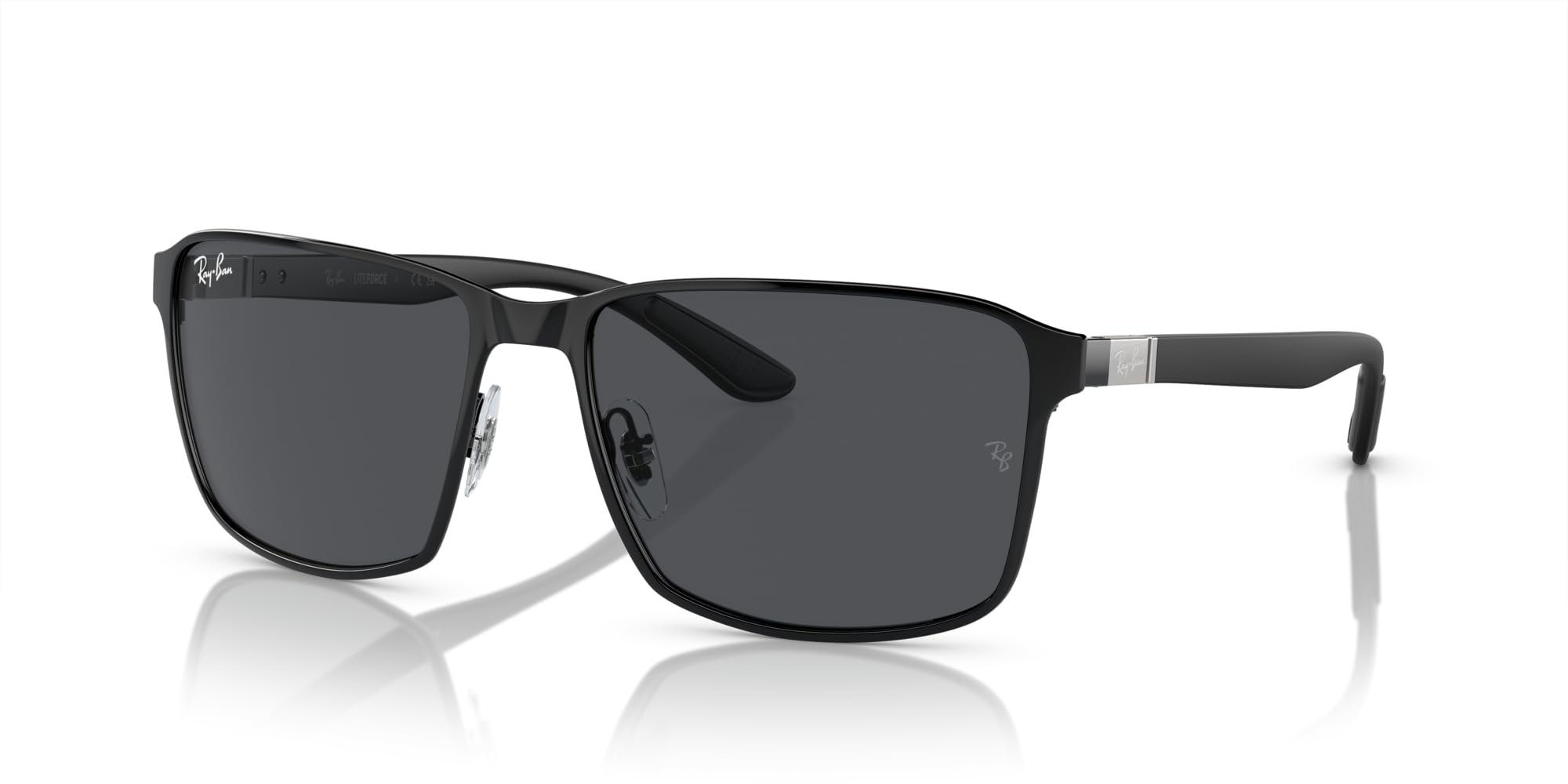 Ray-Ban RB3721 Square Sunglasses for Men & Women - Classic UV Protection Shades for Driving, Beach & Outdoor Activities