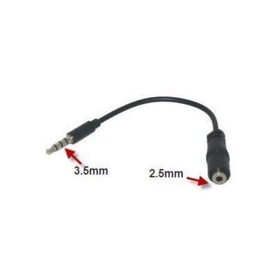 2.5mm to 3.5mm Headphone Adapter for Moto G Stylus 5G - Audio Jack Converter with Mic Support | Compatible with Motorola Phones | Perfect for Gaming, Music & Hands-Free Calls