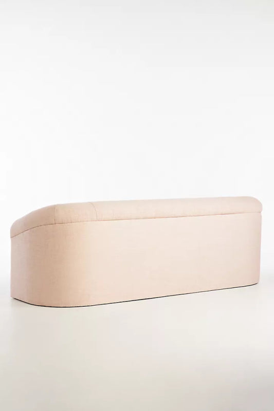Handmade Designer Wooden Gwen Sofa - Modern Farmhouse Living Room Furniture for Cozy Home Decor & Relaxation