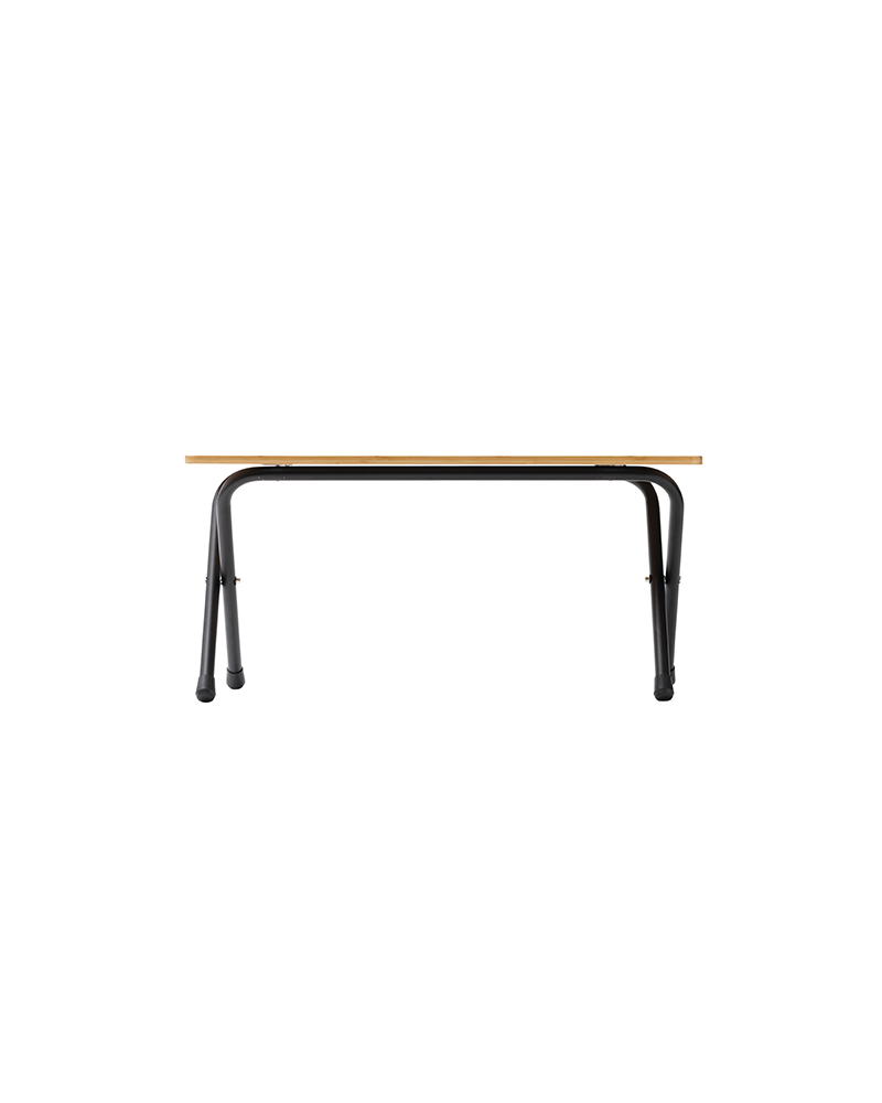 Eco-Friendly Bamboo Folding Shelf - Lightweight & Space-Saving Storage Solution for Home, Office, or Dorm Room Organization