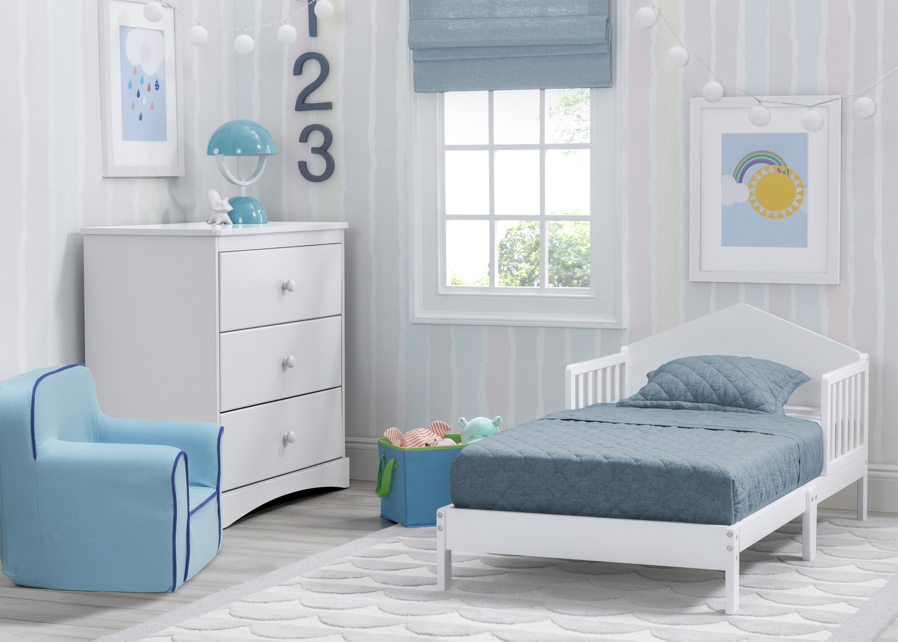 Best Homestead Toddler Bed for Kids - Safe & Comfortable Wooden Toddler Bed for Boys & Girls - Perfect for Nursery, Daycare & Home Use