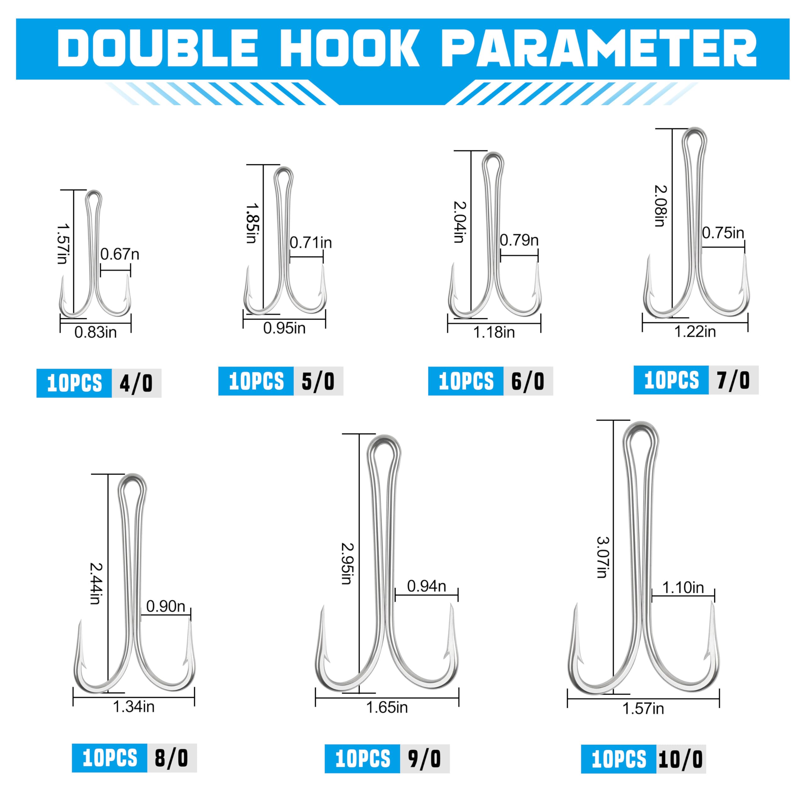 Sharp Stainless Steel Frog Hooks 10pcs - Saltwater & Freshwater Fishing Gear for Bass, Trout