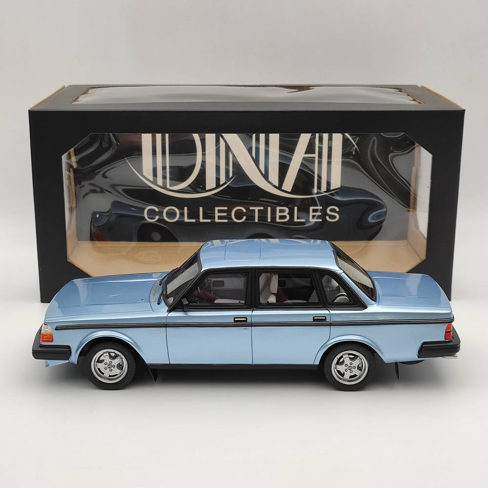 1/18 Scale Volvo 244 Turbo Resin Model Car - Limited Edition Blue Collectible (DNA000135) | Perfect for Car Enthusiasts, Display Collections & Gift Giving