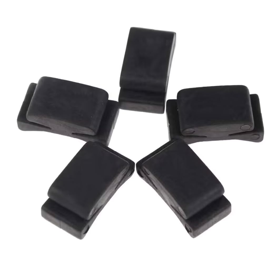 5-Pack Rubber Guitar Pick Holder - Secure Headstock Pick Storage for Guitar, Bass, Ukulele, Banjo & Mandolin - Perfect for Practice, Performances & Music Lessons