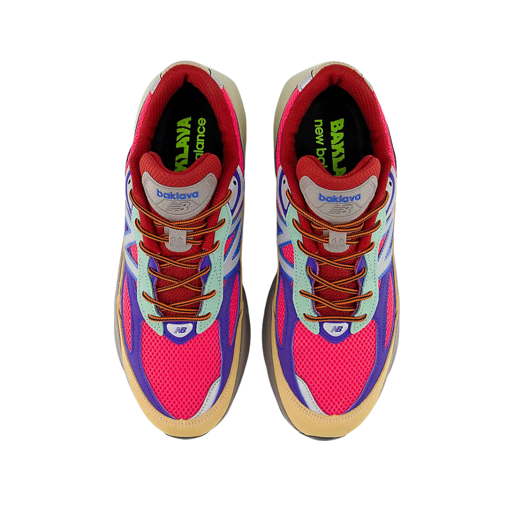 New Balance x Action Bronson 990v6 Sneakers - Hi Pink & Royal Blue Colorway | Limited Edition Running Shoes for Men & Women | Perfect for Jogging, Gym Workouts & Streetwear Fashion