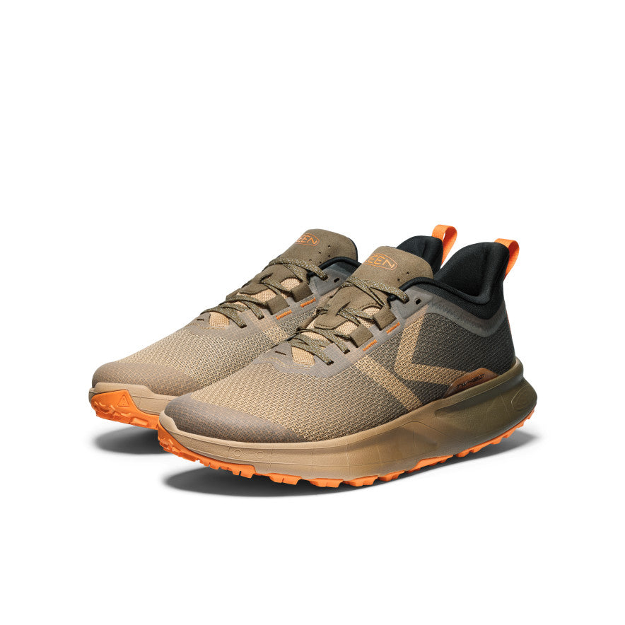 Men's 450 Dirt Hiking Shoes - Lightweight Trail Running Shoes for Men, Breathable & Durable Outdoor Hiking Boots (Light Curry/Orange Pepper) - Perfect for Mountain Climbing, Camping & Backpacking Adventures