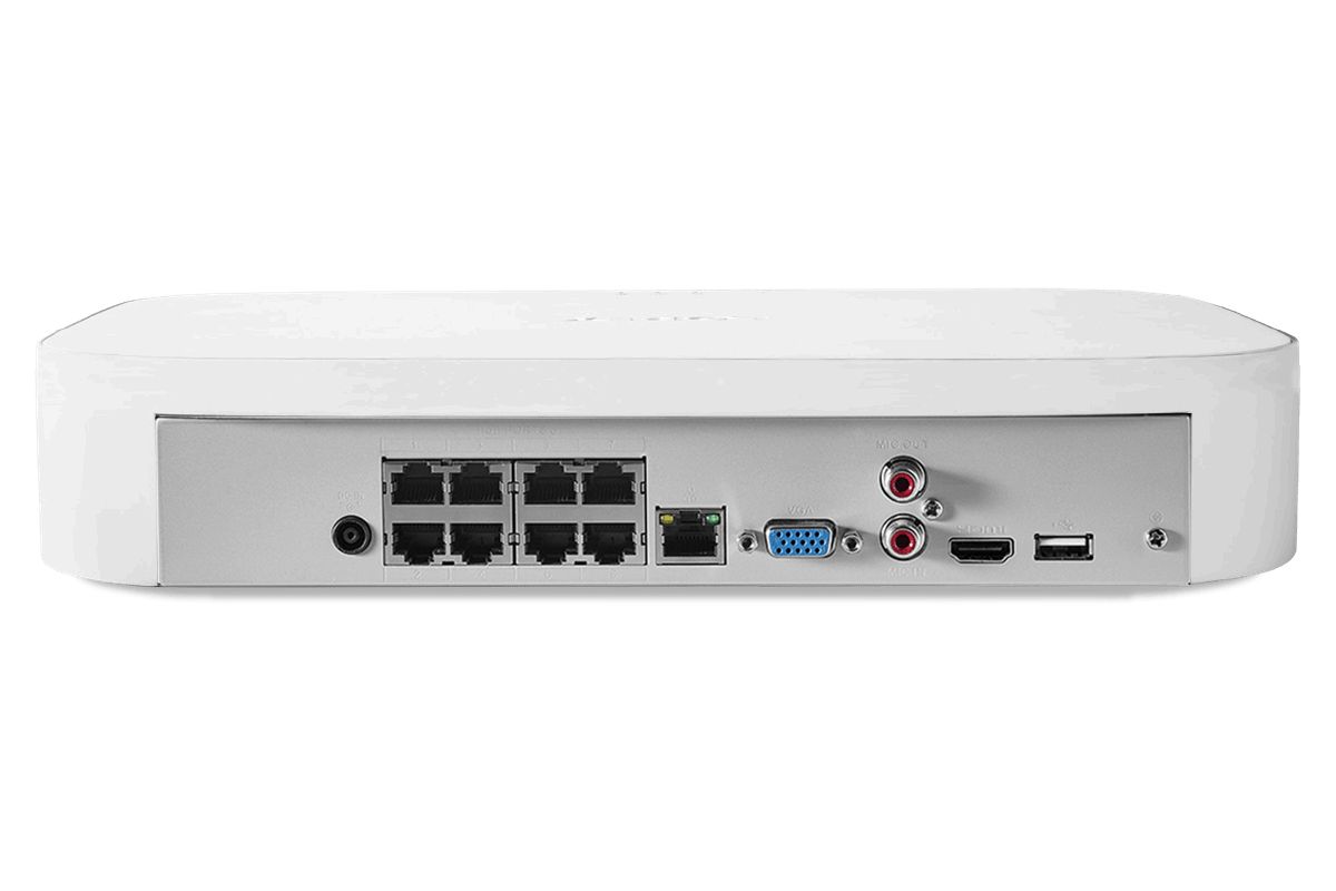 Lorex 4K 8-Channel Wired NVR Security System with Smart Deterrence, Fusion Technology & Motion Detection - Home & Business Surveillance Solution
