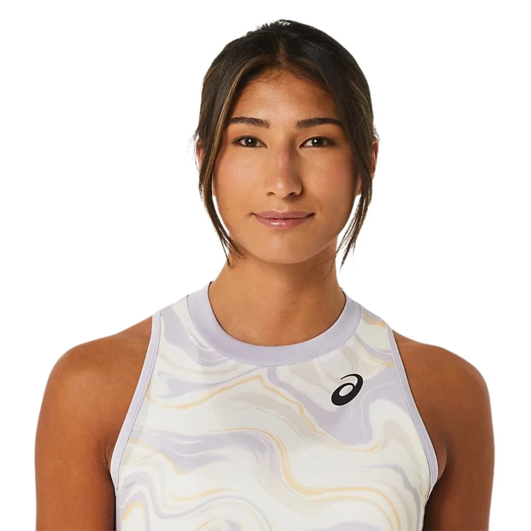 ASICS Match Graphic Women's Tank Top - Breathable Athletic Workout Shirt for Running, Yoga & Gym - Lightweight Comfortable Fitness Apparel for Women