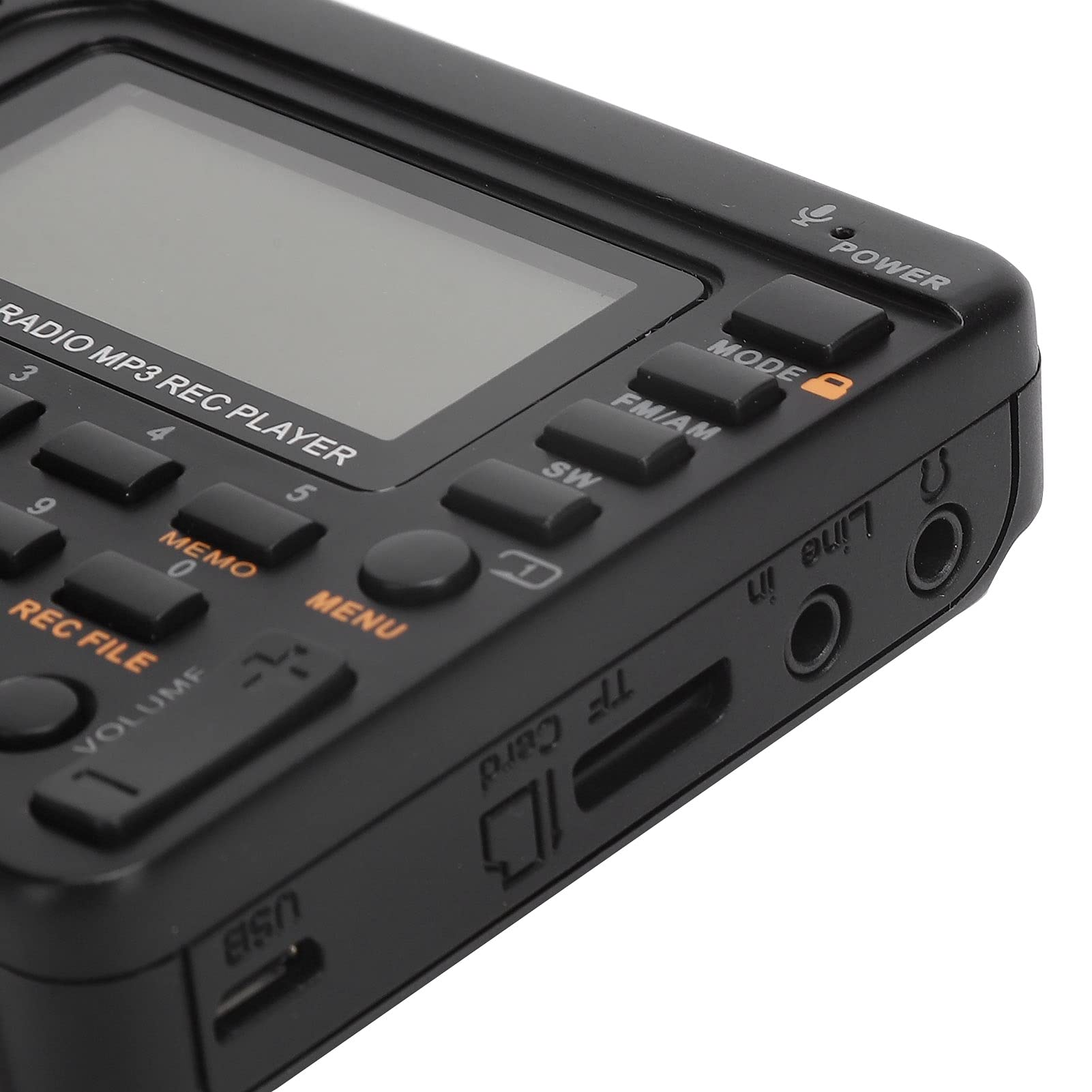 Portable Digital FM AM SW Radio with LED Display - Multifunction Audio Recorder & Player with Memory Card Support - Perfect for Travel, Camping, and Emergency Use