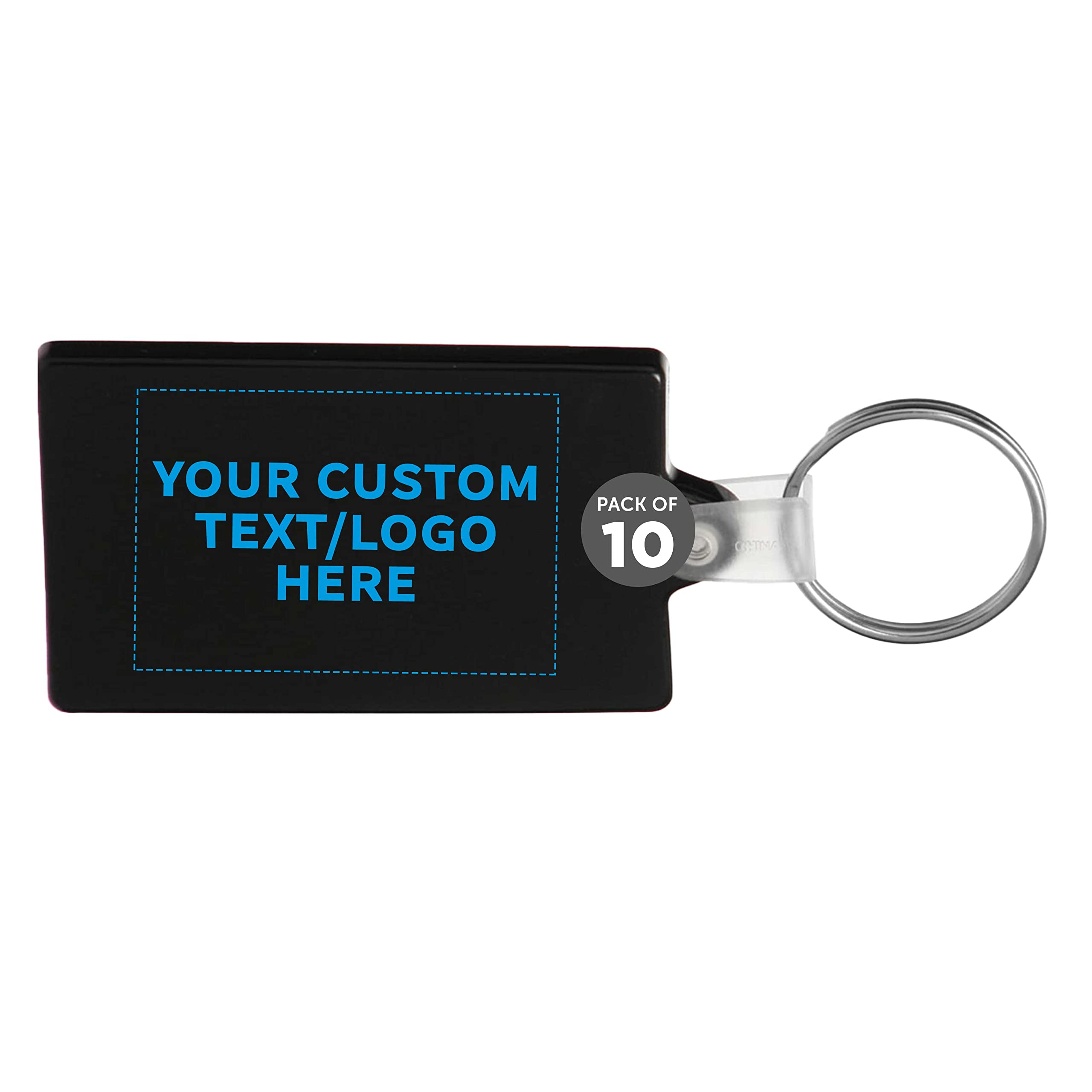 Rectangle Soft Keychains - Durable & Customizable Keyrings for Everyday Use, Perfect for Gifts, Backpacks, and Home Decor