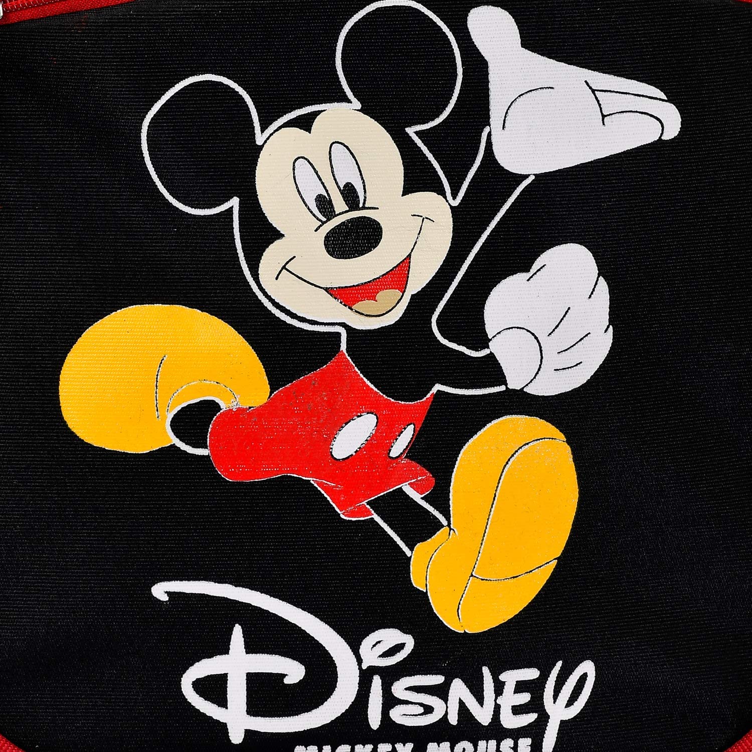 Mickey Mouse Print Lightweight Kids Backpack - Portable School Bag for Boys & Girls, Durable Bookbag for Daily Use, Travel & Outdoor Activities (Black) 54HH4176
