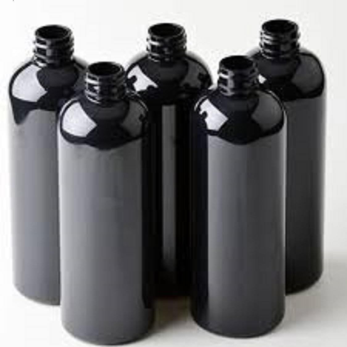 MAPPERZ Empty Cylindrical Bottle with Applicator Brush - 1 oz Bottle for Hair Oil, Shampoo, Medicine & Dye - Perfect for Root Touch-Ups & Hair Treatments (Black, Pack of 1) - Ideal for Salon Professionals & At-Home Hair Care