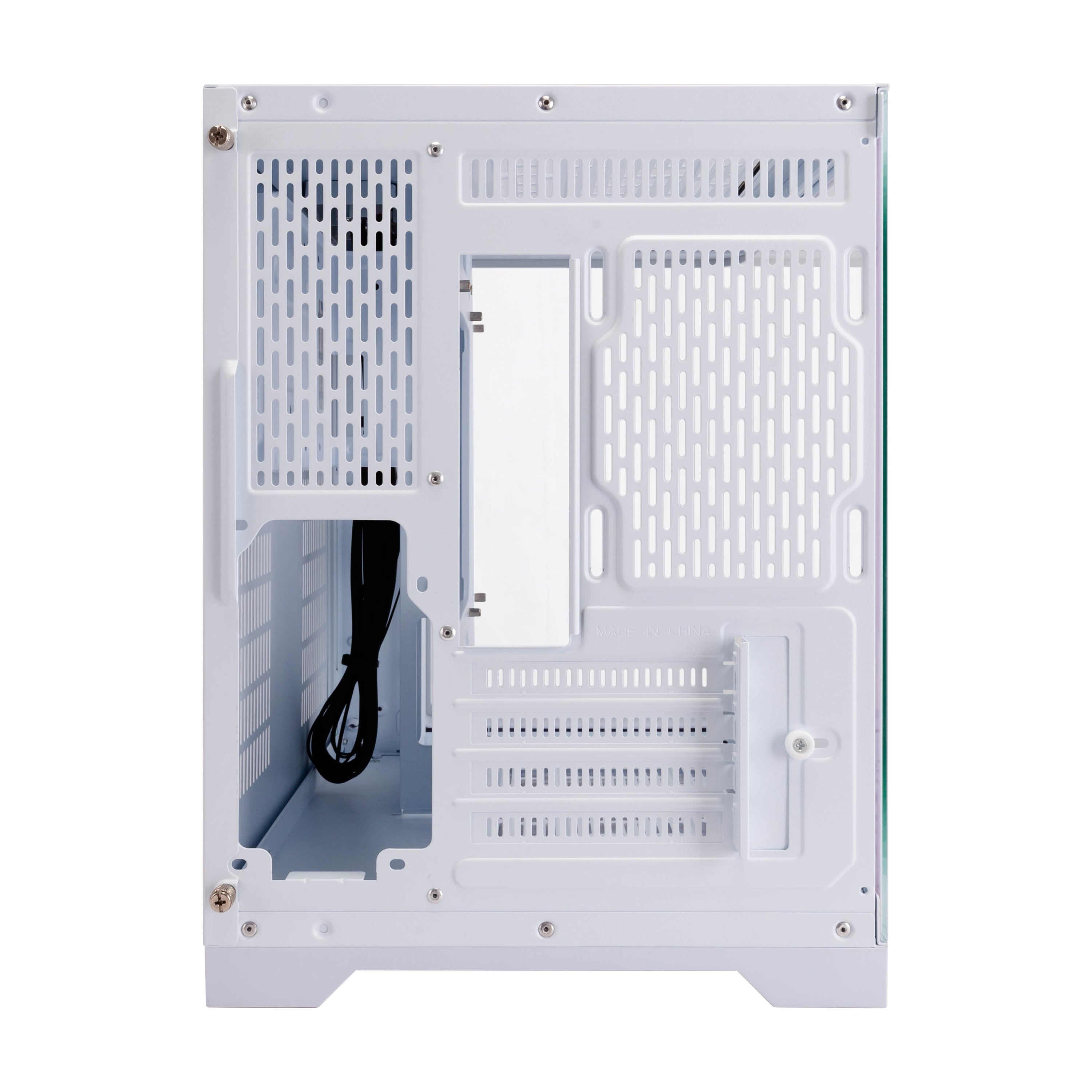 1st Player UV5 M ATX ITX PC Gaming Case - Compact White Computer Case for High Performance Gaming PCs | Perfect for Small Form Factor Builds & Home Office Setups