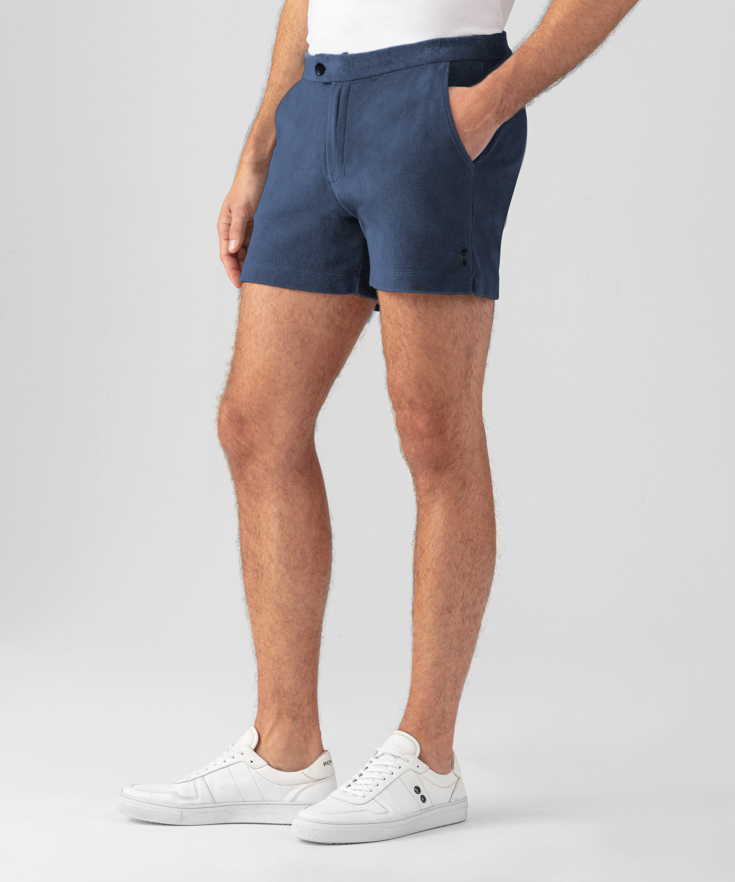 Ron Dorff Men's Cotton Terry Tennis Shorts - Breathable & Comfortable for Sports, Gym, and Casual Wear