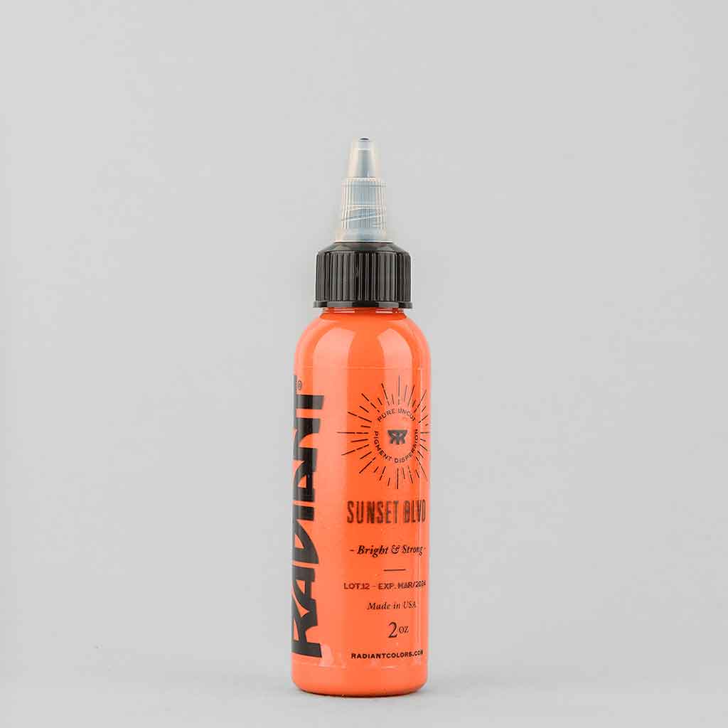 Sunset Blvd Radiant Ink - 1 oz Premium Waterproof Calligraphy Ink for Art, Scrapbooking & DIY Projects