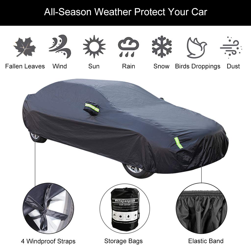Premium All-Weather Waterproof Car Cover for Mercedes-Benz AMG GLE 53/63/63S (2020-2021) - Windproof Straps & Reflective Strips - Outdoor Protection for Extreme Weather & Long-Term Parking