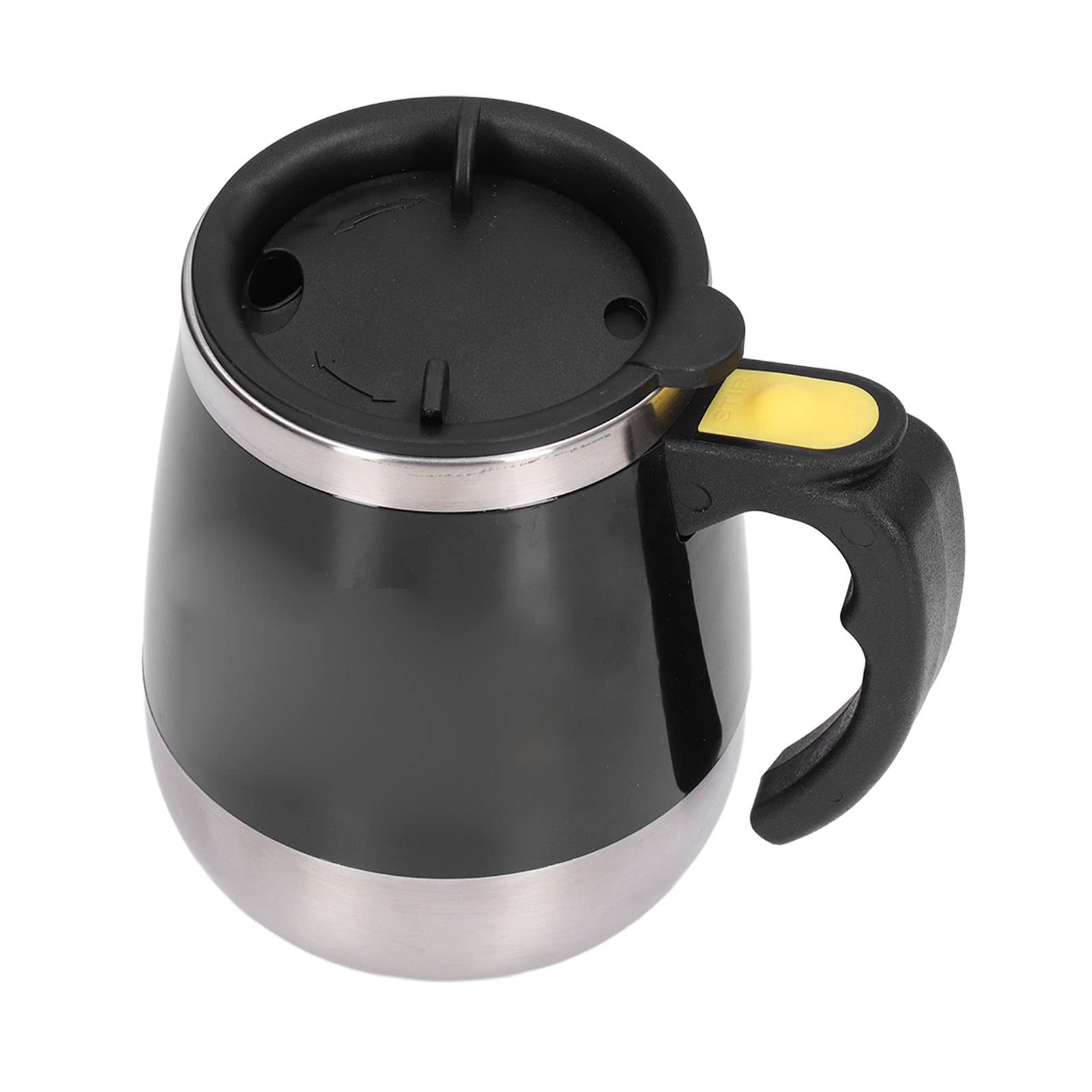 Self Stirring Mug - Magnetic Stirring Cup with Auto Stir Technology for Coffee, Tea & Milk | Hands-Free Electric Mixing Cup for Office, Home & Travel | Saves Time & Effort | Perfect Gift for Coffee Lovers