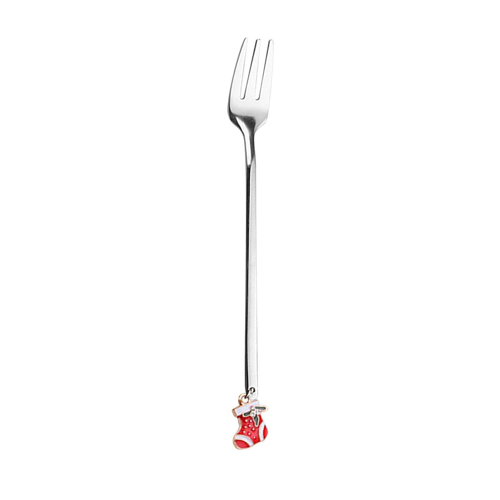 Kuluzego 3-Piece Set Christmas Metal Coffee Stirring Spoons - Elegant Holiday Table Decor for Xmas, New Year, Parties & Home Dining Accessories