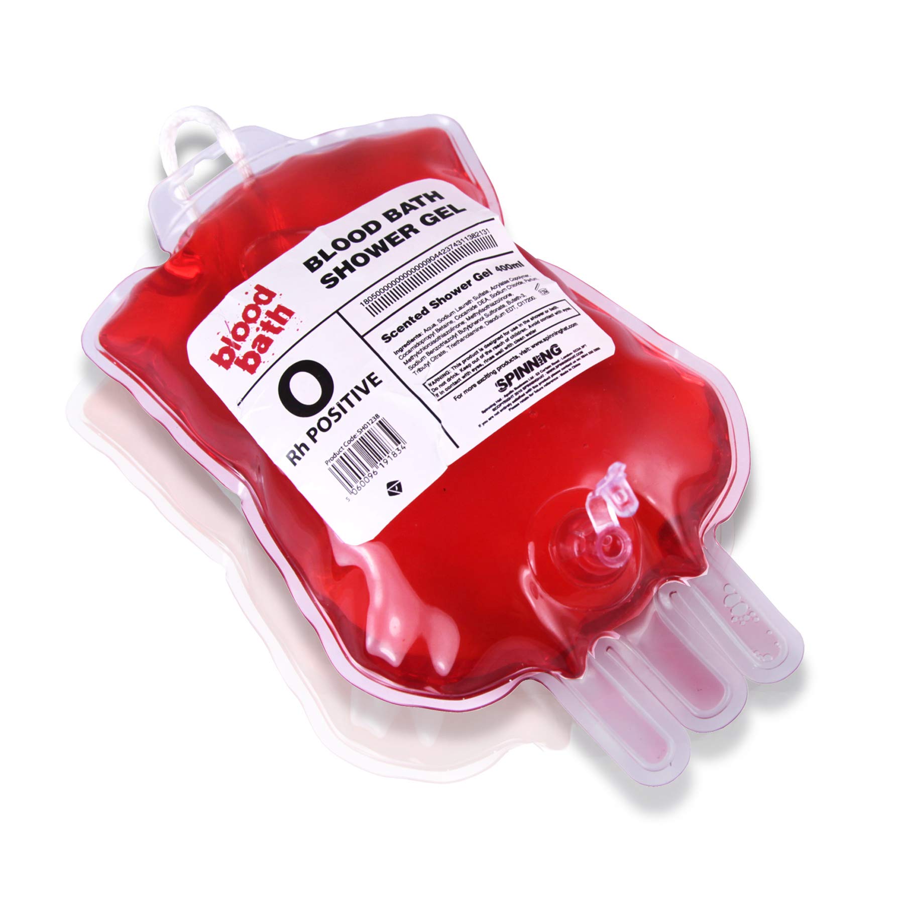 Spinning Hat Blood Bath Shower Gel - Halloween Horror Party Novelty Soap for Cosplay & Themed Events