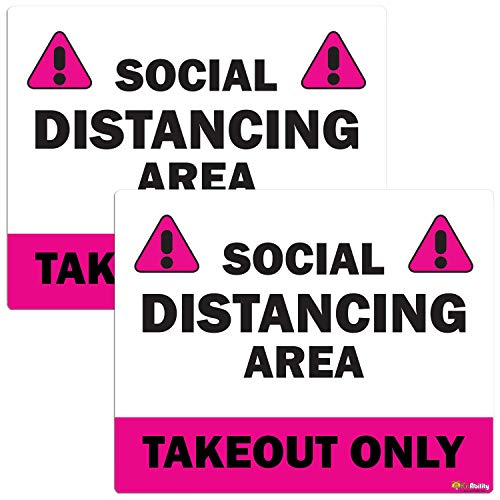 Social Distancing - Takeout Only, Pink