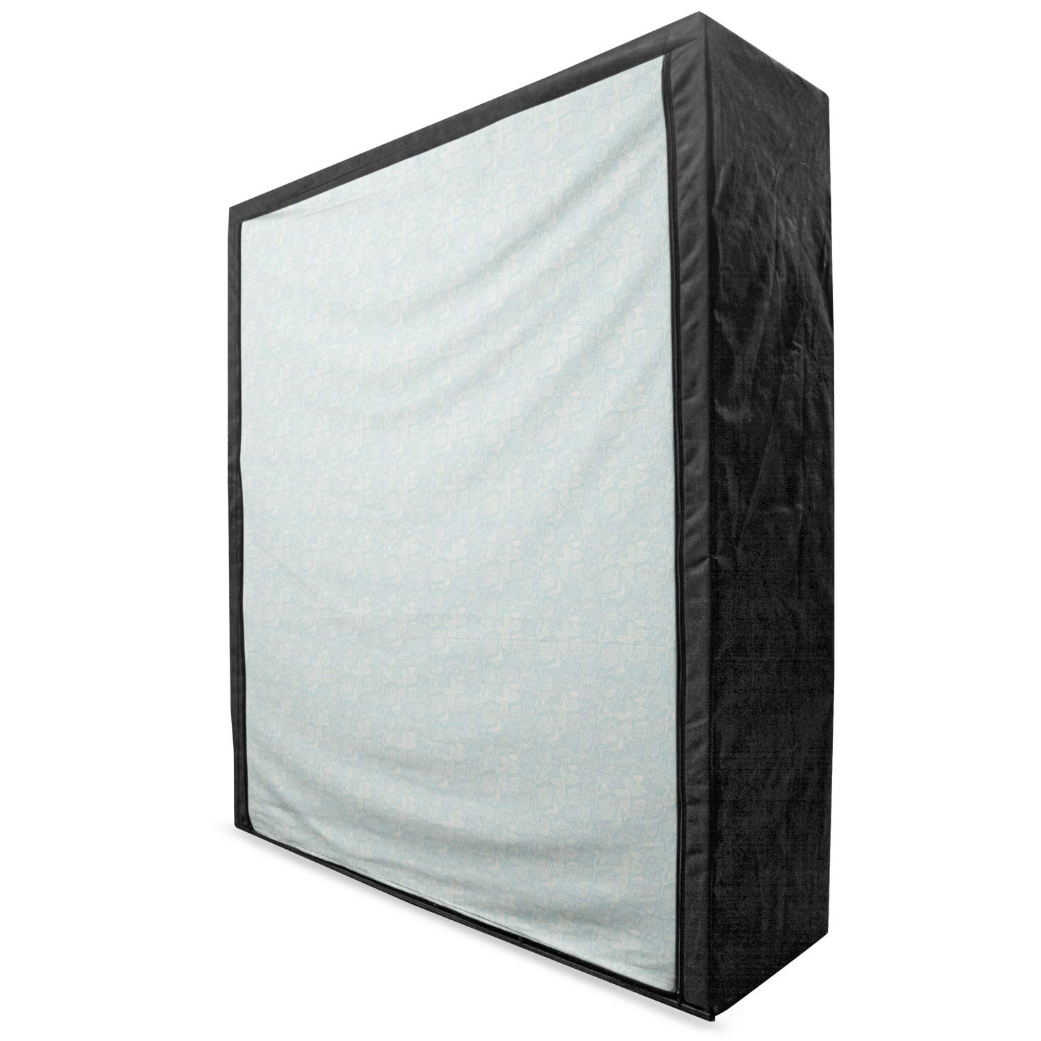 Ambesonne Portable Fabric Wardrobe Closet with Shelves - 59