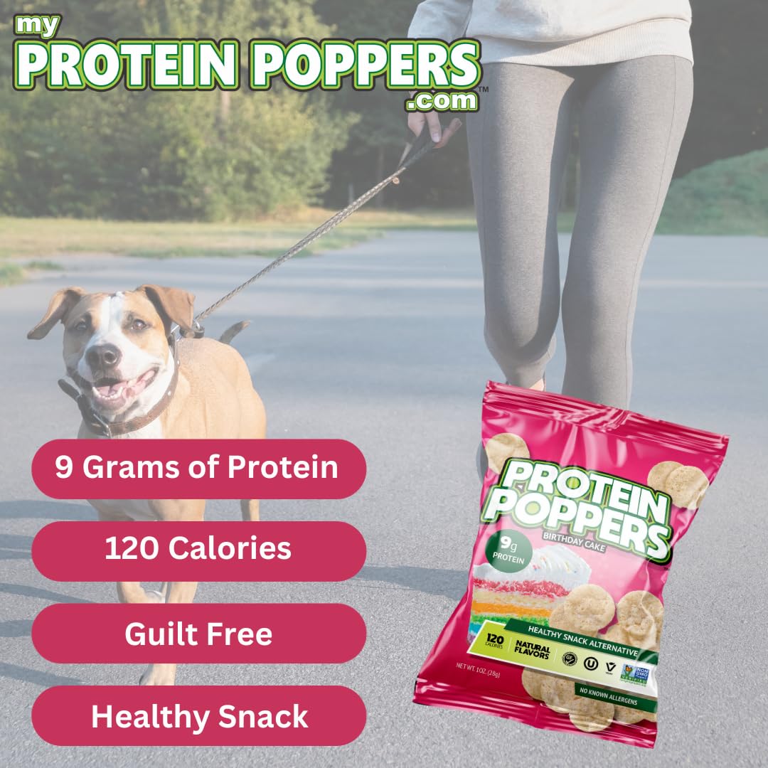 Vegan Protein Chips - High Protein Snacks for Adults | 9g Plant-Based Protein, 120 Calories per Serving | Low Sugar, Low Calorie Healthy Chips for Weight Loss | Gluten-Free, Keto-Friendly | Perfect for Office, Gym & Travel Snacking | Chili Lime Flavor (1oz Bag)
