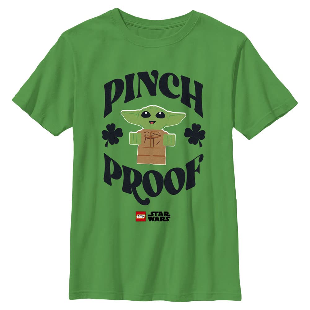Lego Star Wars Grogu Boys Short Sleeve T-Shirt | Pinch Proof Design | Kids Graphic Tee for School, Play & Fan Outfits
