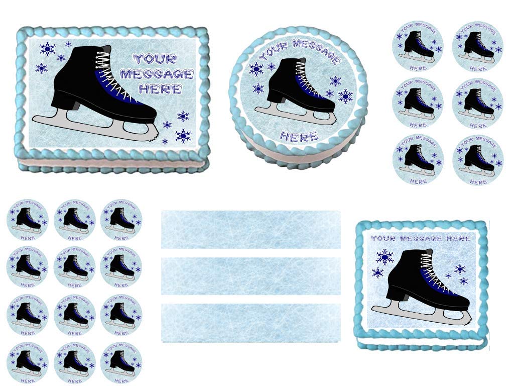 Black Ice Skates 9.5