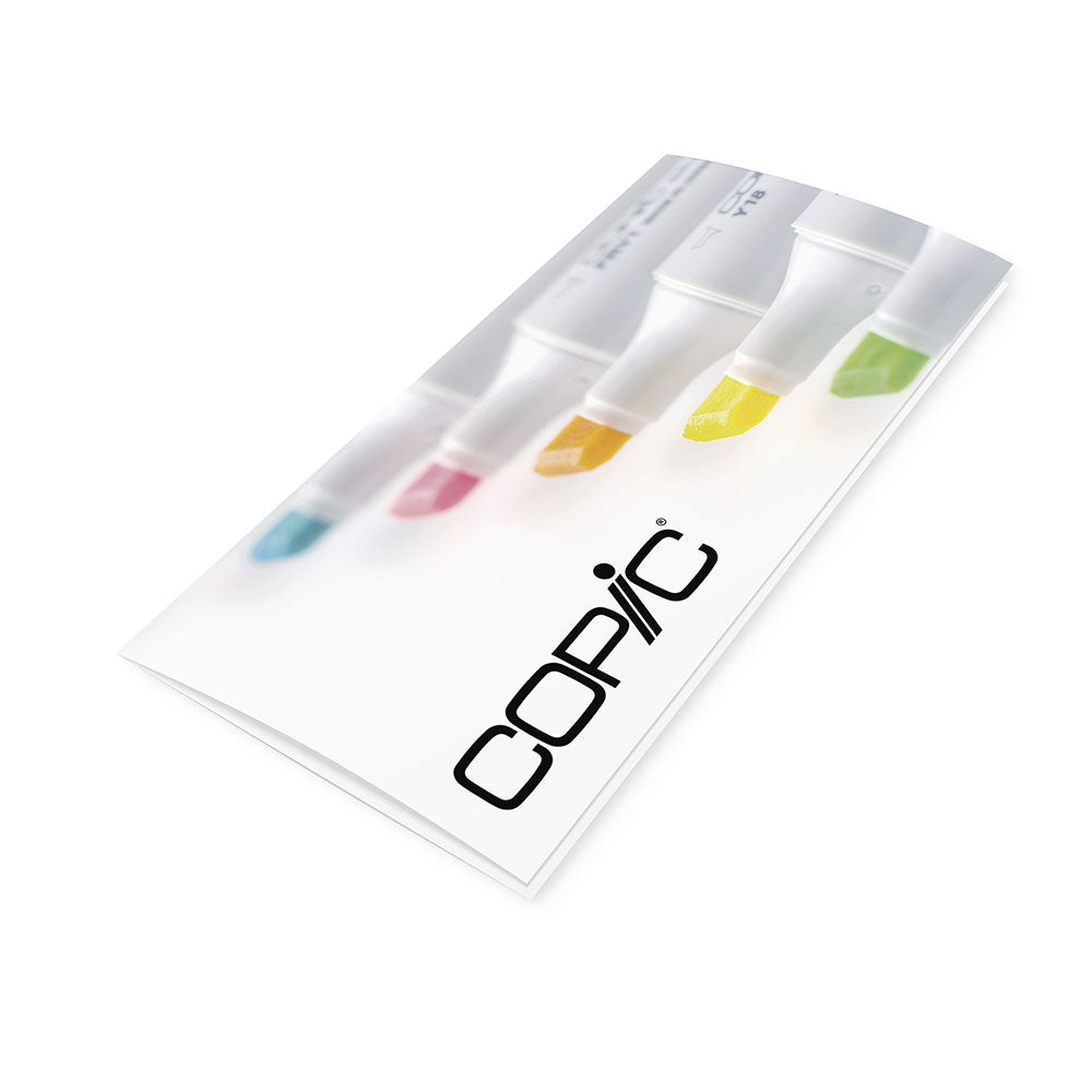 Copic Marker Swatch Book - 72 Color Chart for Artists & Designers - Perfect for Sketching, Coloring & Illustration Projects