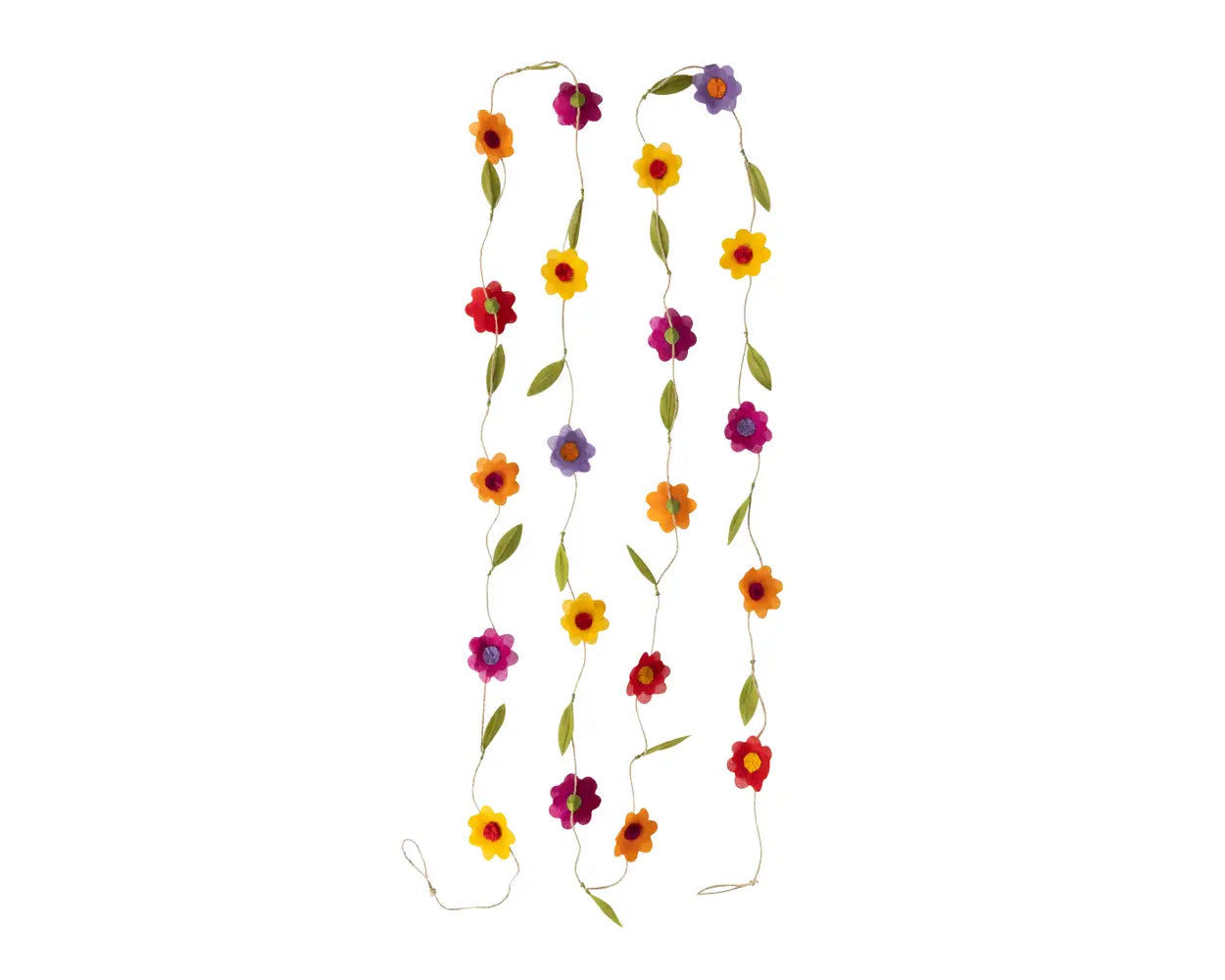 Silk Flower Garland - Artificial Floral Vine for Home Decor, Weddings & Parties - Perfect for Wall, Table & Event Decoration
