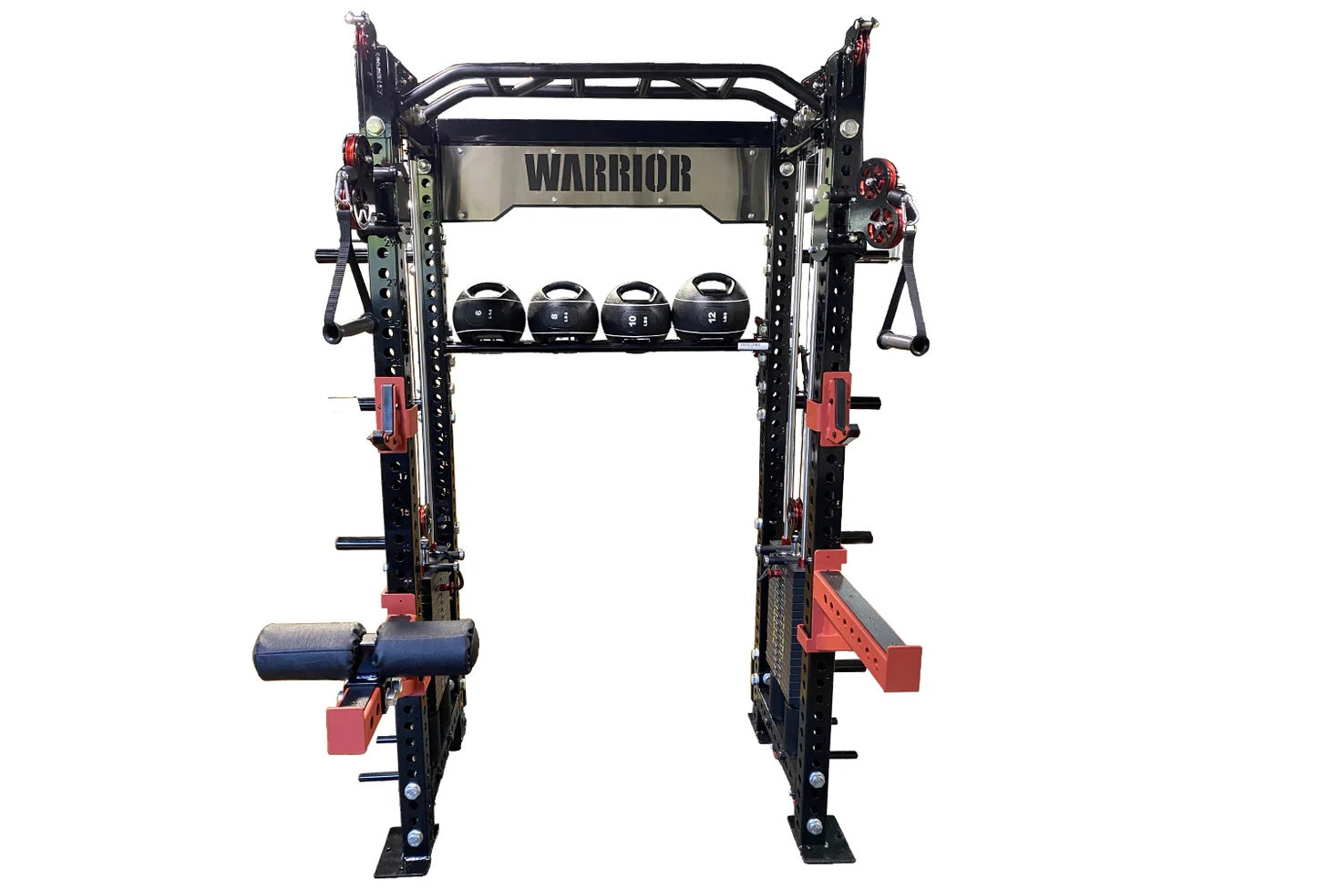 Warrior 2.0 Cable Crossover Pulley System - Power Rack Gym Equipment for Home & Commercial Use - Strength Training Machine for Full Body Workouts - Perfect for Weight Lifting, CrossFit & Functional Fitness