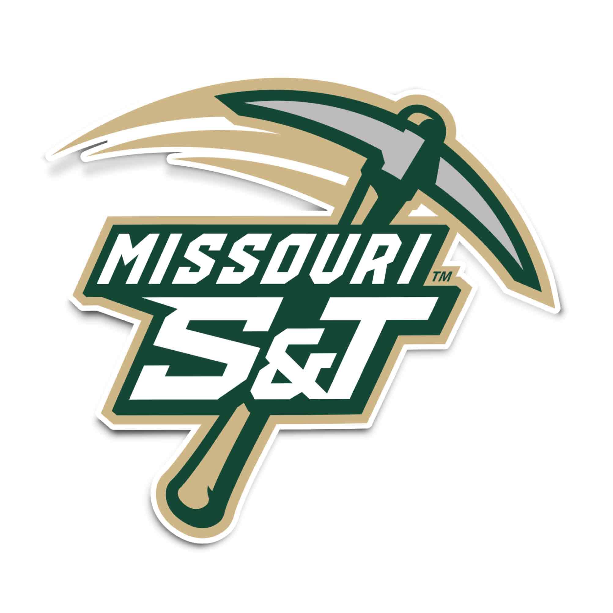Missouri S&T Miners Vinyl Decal Sticker - Desert Cactus Design for Laptop, Water Bottle, Car & Scrapbook - Durable University of Science and Technology Decals for Students & Alumni - Perfect for School Spirit & DIY Crafts