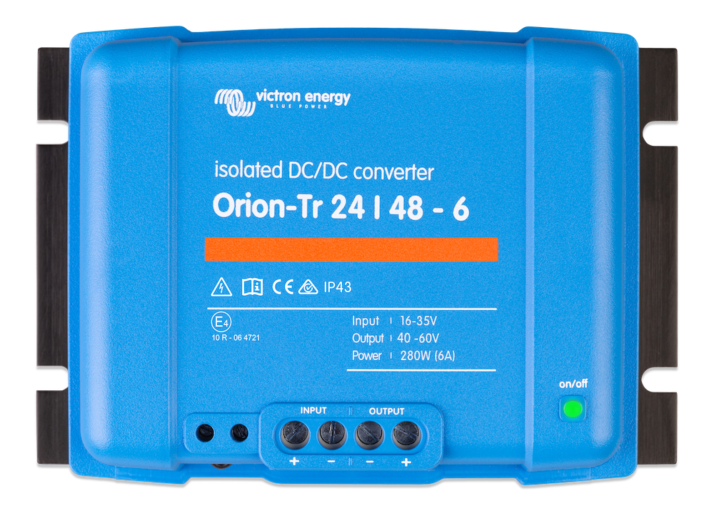Orion TR Isolated DC-DC Converter 24V/48V 6A 280W - Power Supply for RVs, Boats, and Off-Grid Solar Systems
