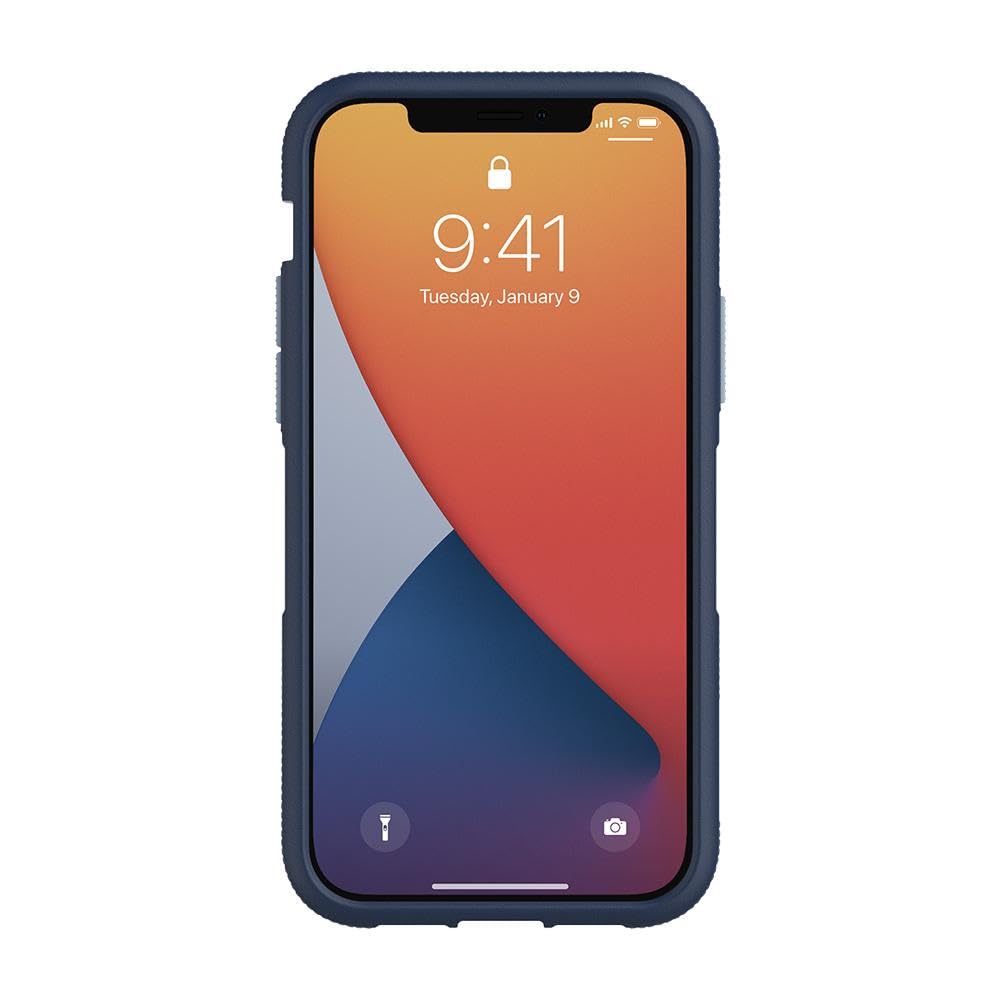 Griffin Survivor Endurance GIP-056-FNY Rugged Protective Case for iPhone 12 & iPhone 12 Pro - Navy Blue | Shockproof, Drop Proof & Military Grade Protection | Perfect for Outdoor, Work & Adventure Use