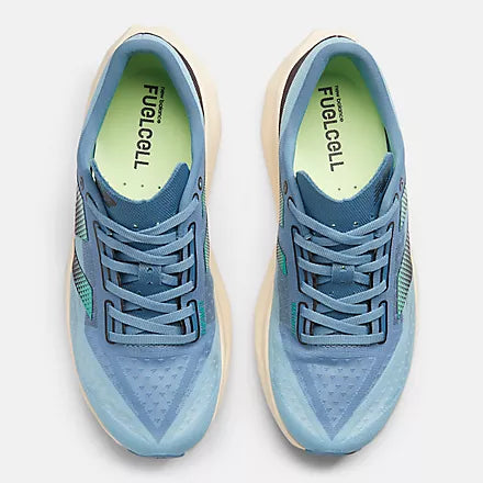 Men's New Balance FuelCell Rebel v4 Running Shoes - Lightweight & Responsive for Training & Racing (Heron Blue/CH) - Perfect for Marathon, Jogging & Gym Workouts