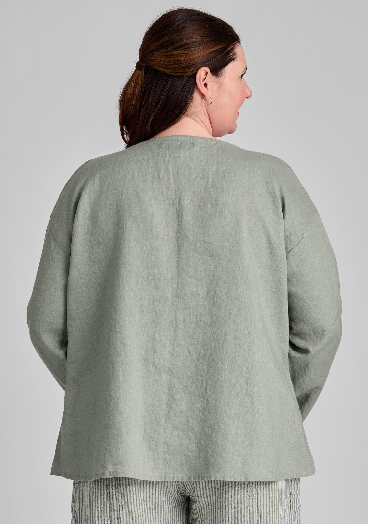 Throw It On Long Sleeve Linen Shirt - Breathable Casual Button Down Top for Men & Women | Perfect for Beach, Office & Summer Outings