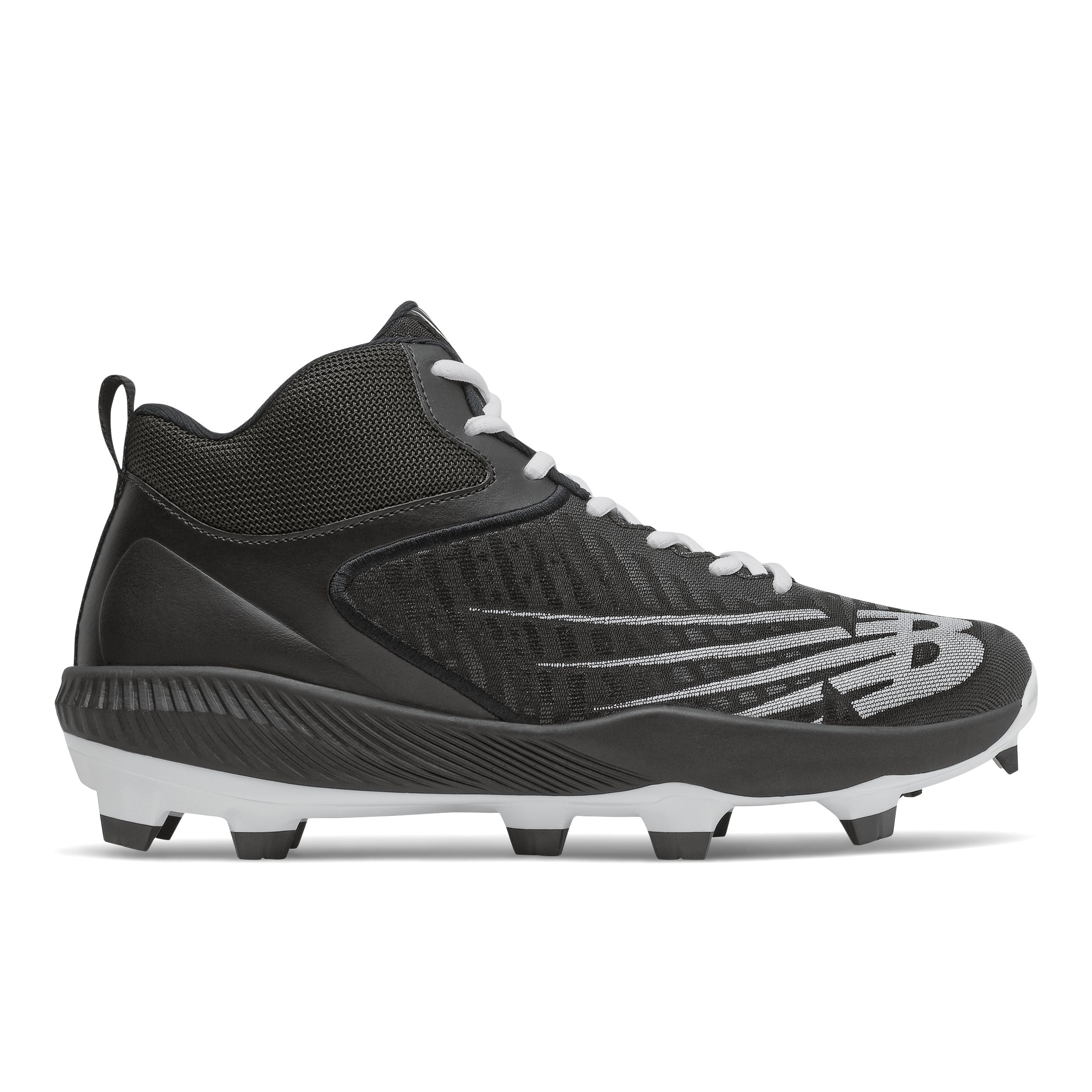 New Balance FuelCell 4040v6 Black & White Men's Molded Cleats - Lightweight Soccer Cleats for Artificial Turf & Firm Ground - Perfect for Training & Matches