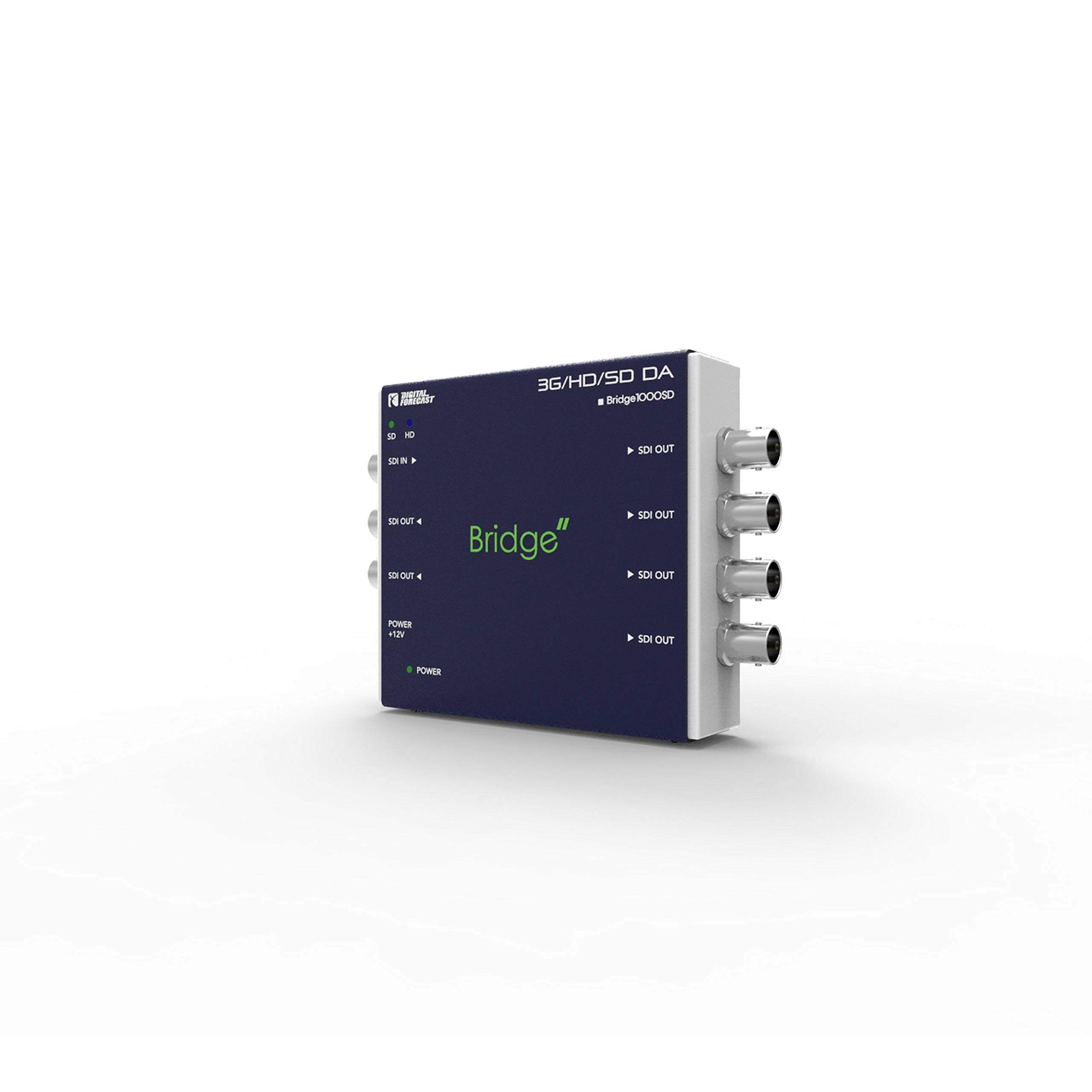 Bridge 1000 SD6 Professional 3G/HD/SD SDI & ASI Video D/A Converter with Reclocking - Ideal for Broadcast Studios, Live Events & Video Production