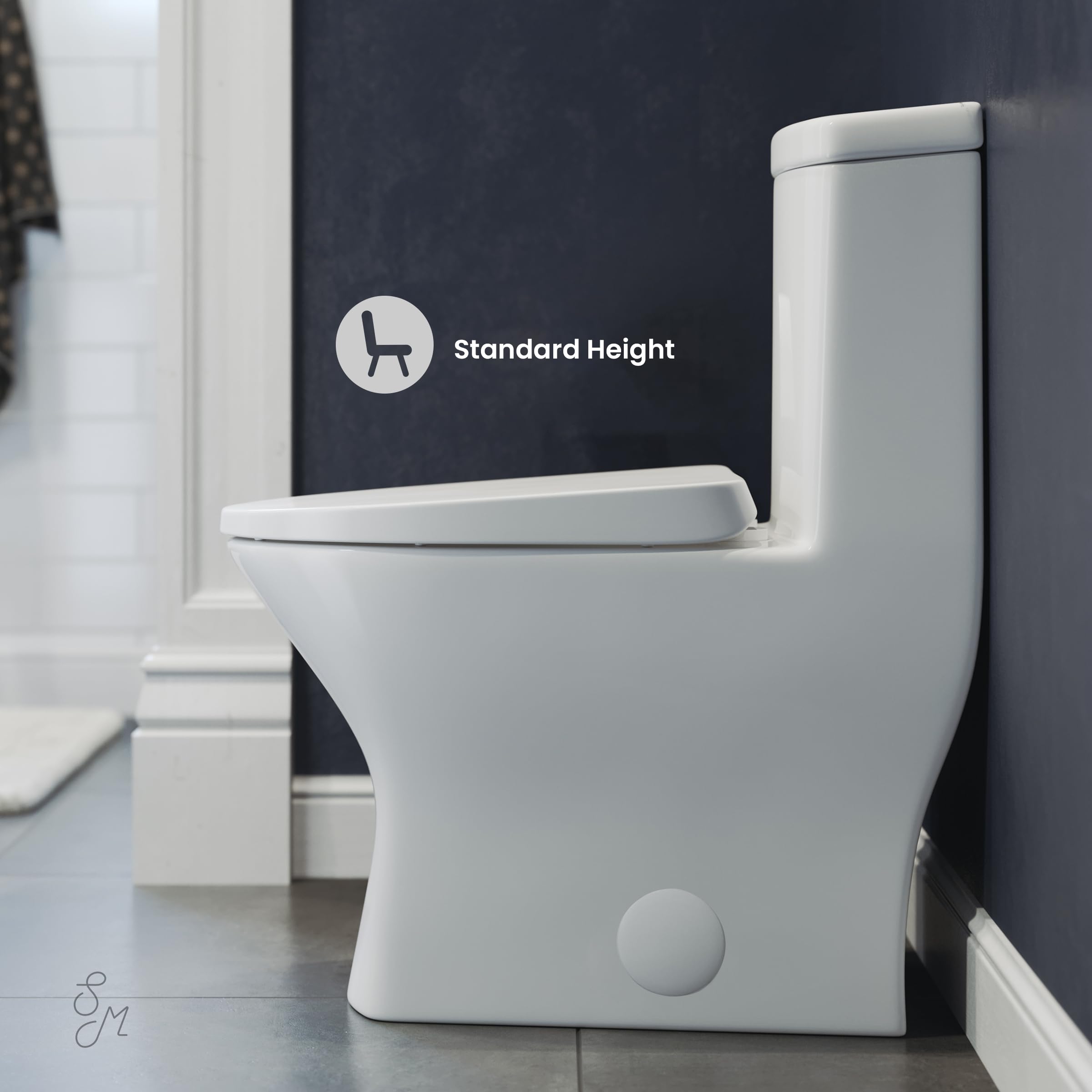 Swiss Madison Sublime II One-Piece Round Toilet - 10