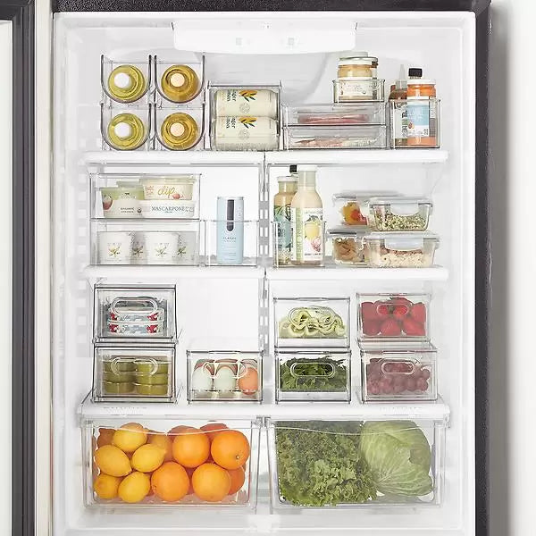 Egg Storage Container - Stackable Plastic Egg Holder for Refrigerator - Perfect for Kitchen Organization & Fresh Egg Storage
