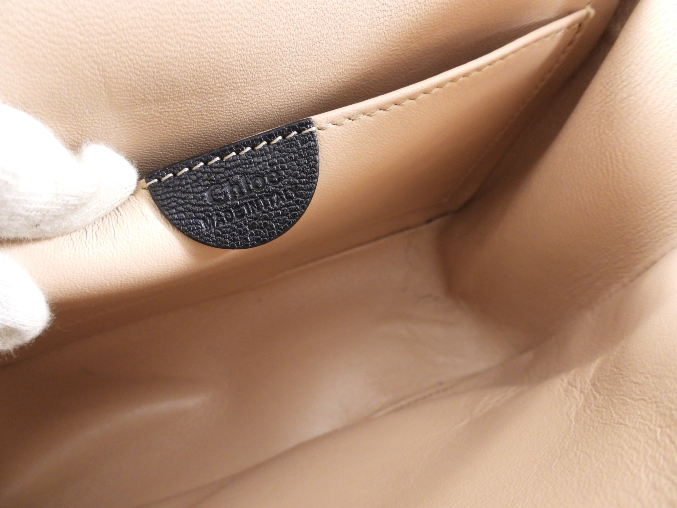 Chloe Black Grain Leather Elsie Crossbody Chain Bag - Stylish & Elegant for Evening Outings, Parties & Special Occasions