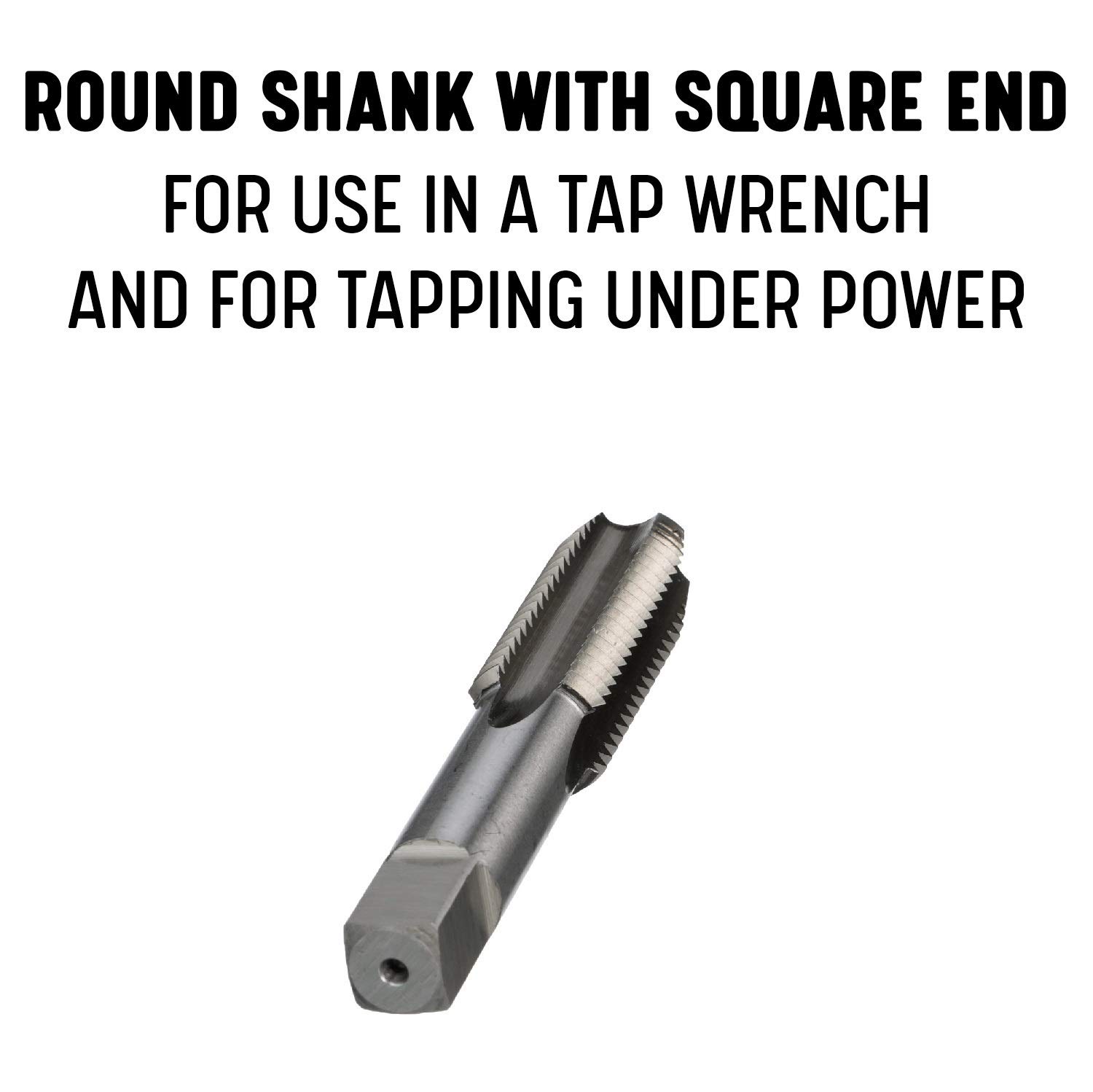Drill America #12-32 UNS High Speed Steel Plug Tap Set - 12 Pack | Precision Threading Tool for Metalworking, DIY Projects & Professional Machining