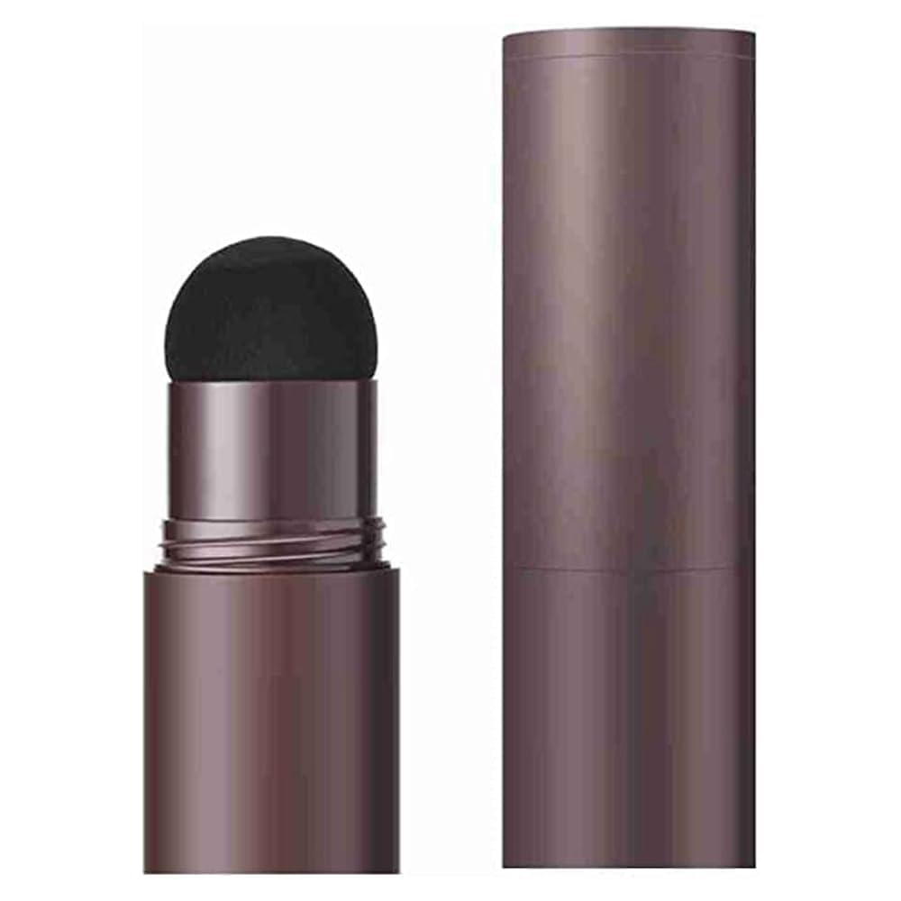 Glowhouse Hairline Powder - Black Color 24g | Hair Shading Sponge Pen for Quick Root Touch-Up | Waterproof Hair Root Concealer | Perfect for Covering Gray Hair & Thinning Areas | Daily Use & Special Occasions