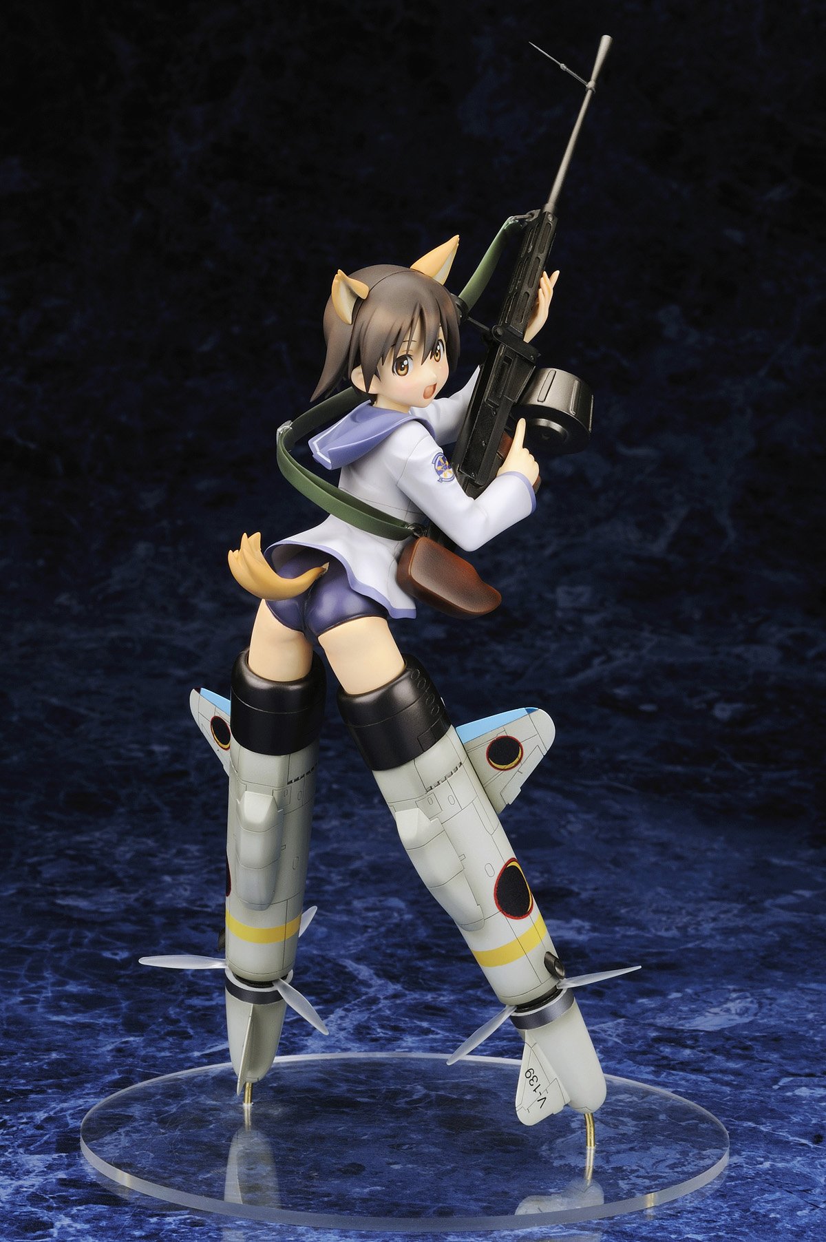 Strike Witches Yoshika Miyafuji 1/8 Scale PVC Anime Figure - Collectible Japanese Anime Character Model for Display & Gift