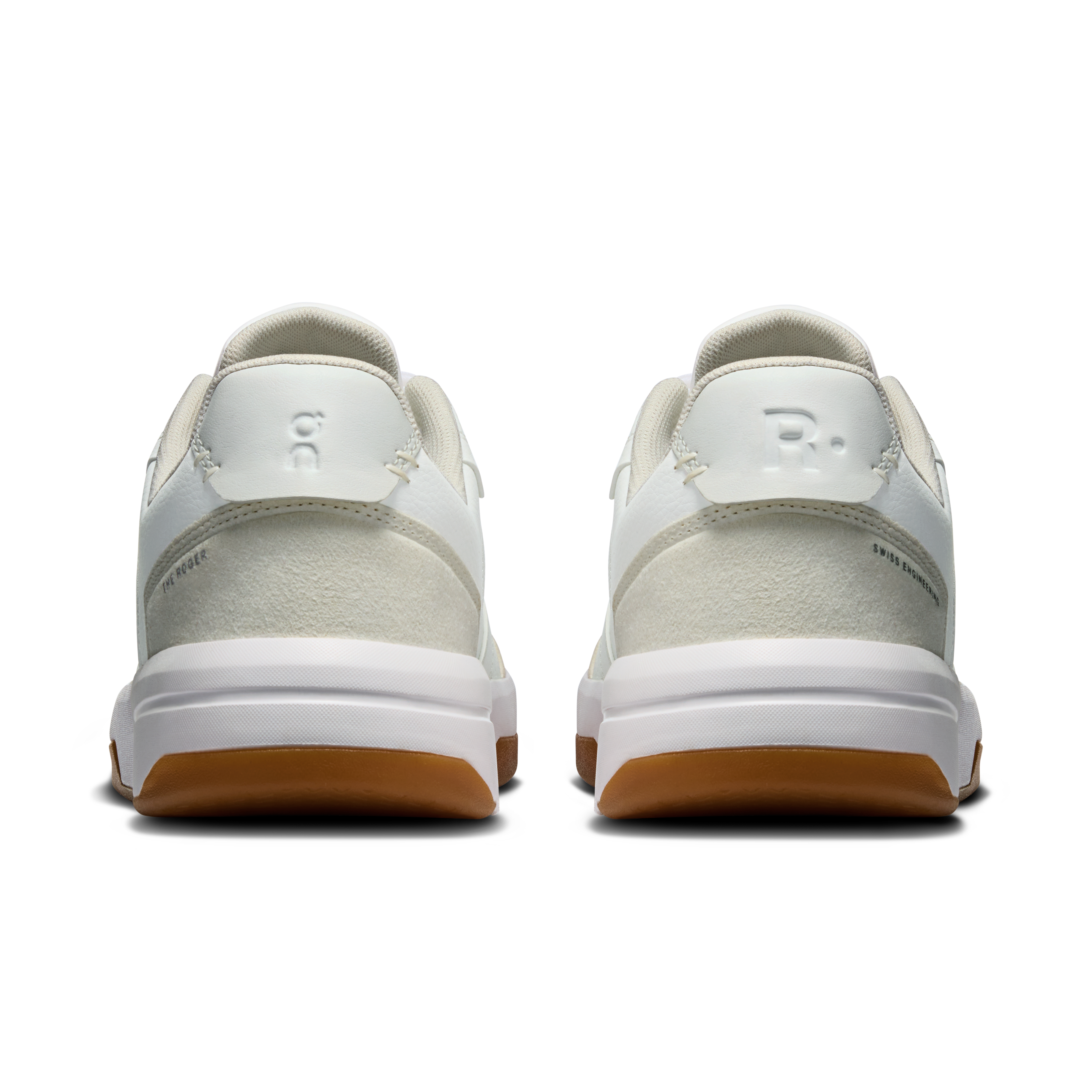 On Running Men's The Roger Clubhouse Sneakers - White/Ivory | Lightweight Running Shoes for Men | Perfect for Jogging, Gym Workouts & Casual Wear